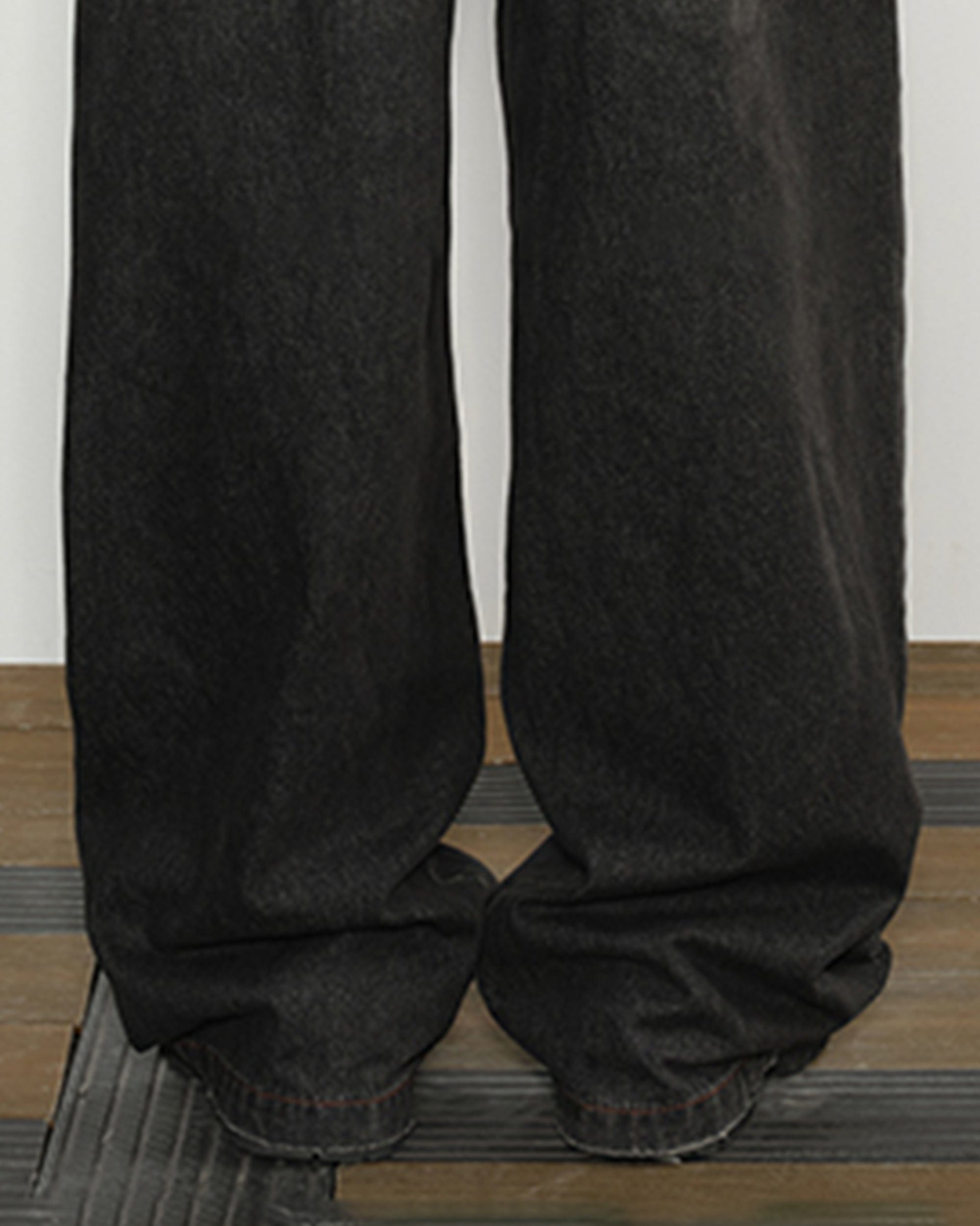 KREATE Eastern Aesthetics Washed Wide-Leg Jeans-Jeans-S-Free Shipping Leatheretro