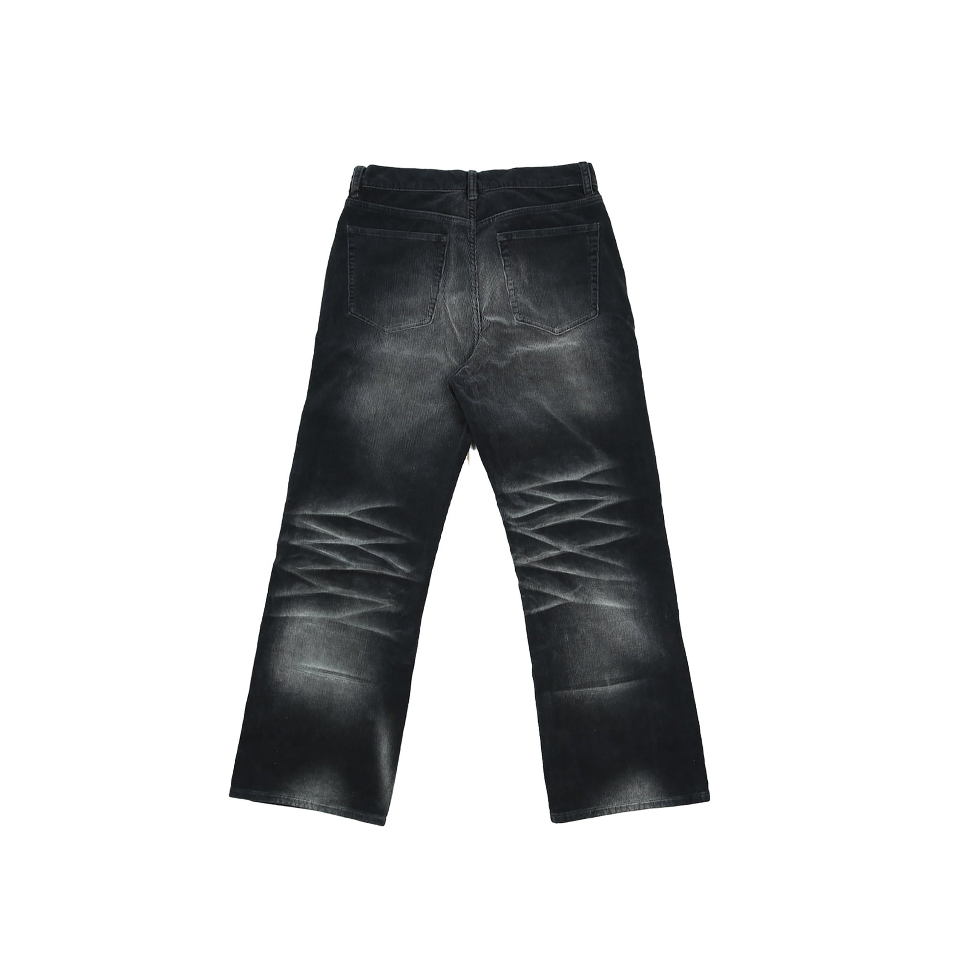 TRECLUB Washed Straight-Leg Corduroy Trousers-Pants-S (Preorder)-Free Shipping Leatheretro