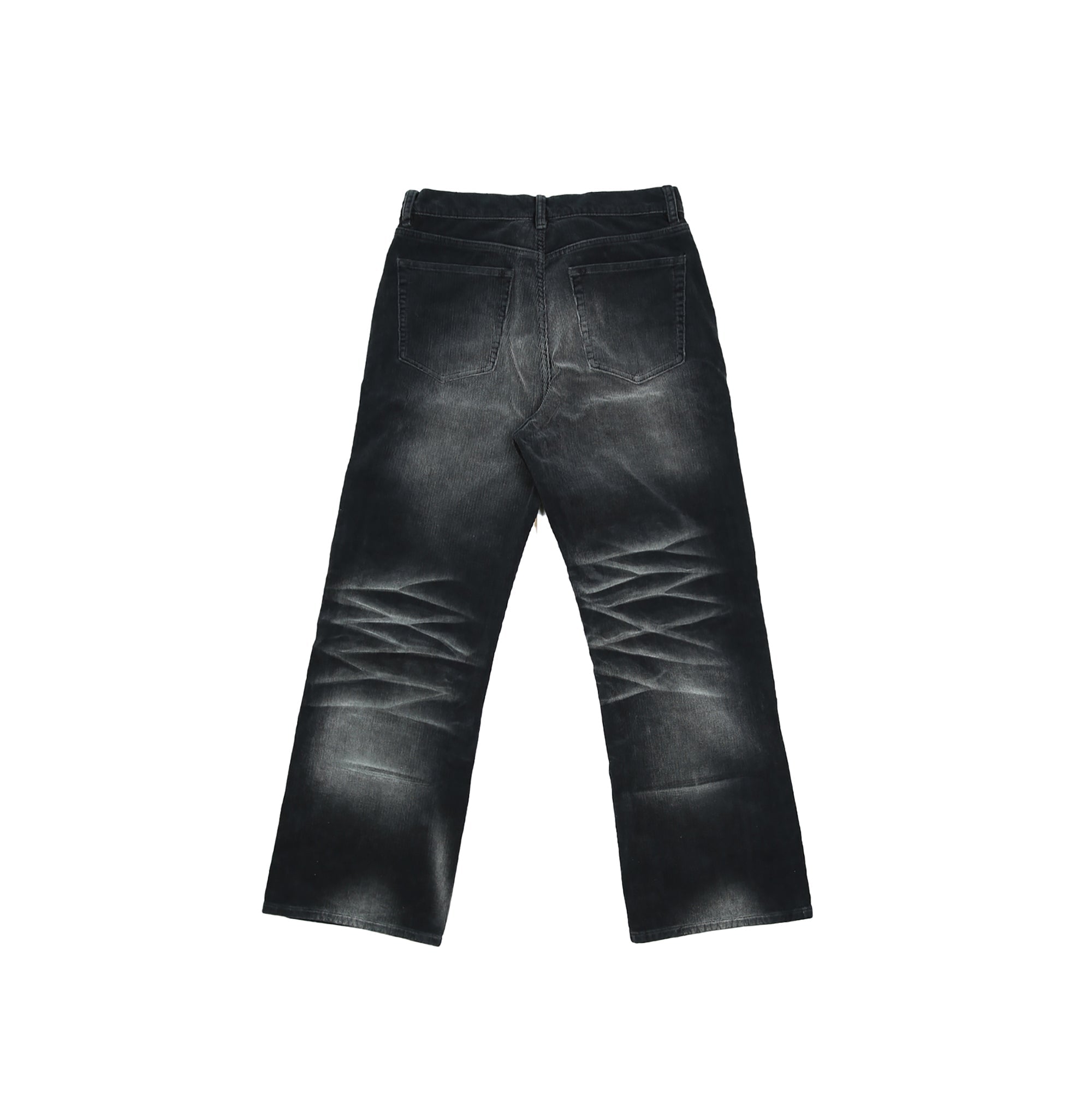 TRECLUB Washed Straight-Leg Corduroy Trousers-Pants-S (Preorder)-Free Shipping Leatheretro