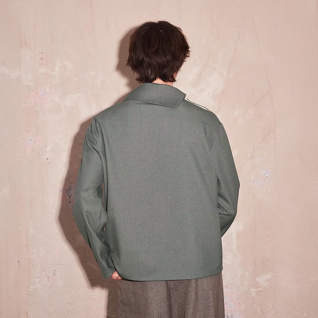 SAME FLOW Essential Asym Cowl Collar Drape Pullover-Sweater-S-Free Shipping Leatheretro