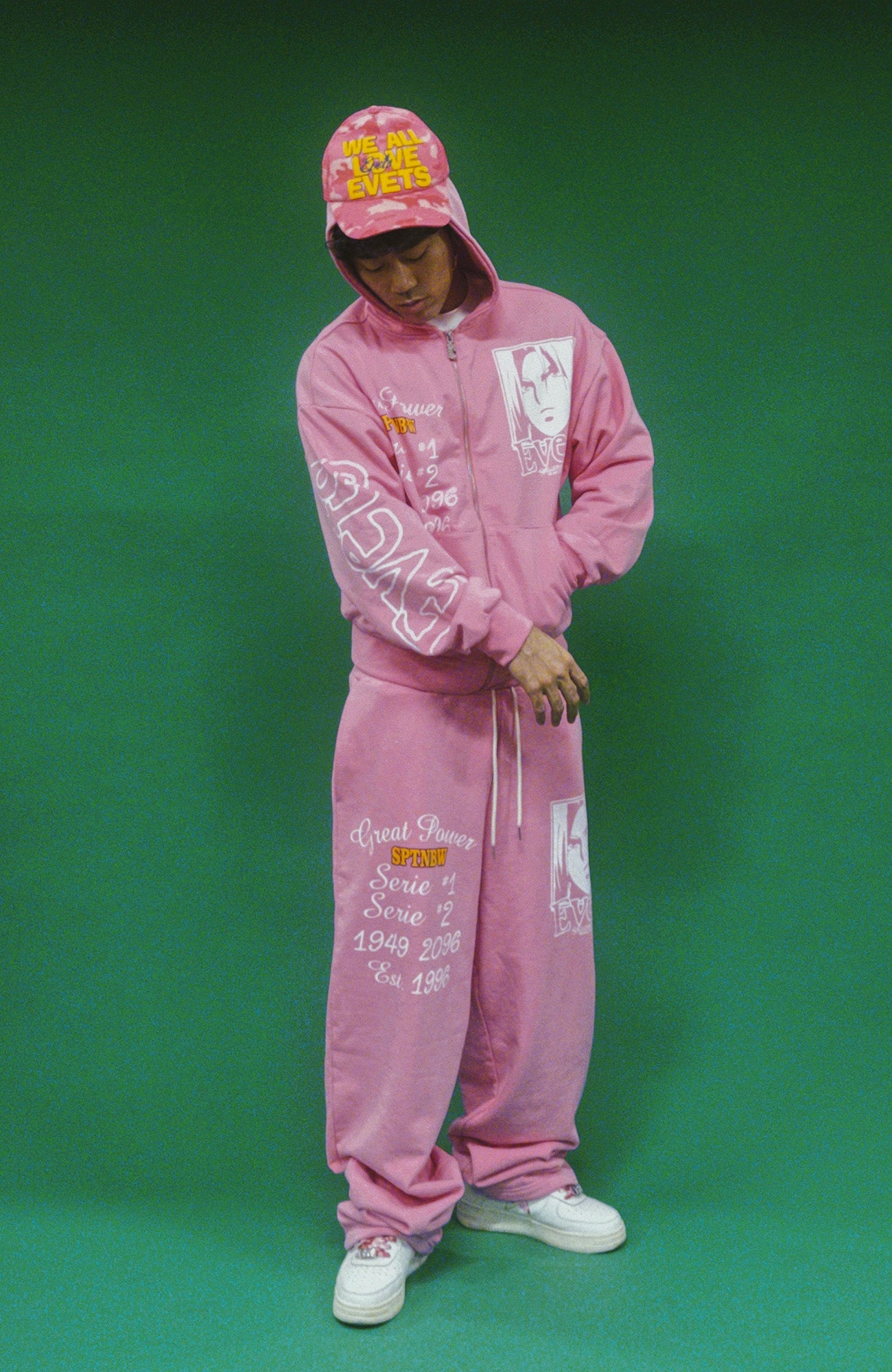 EVETS Anime Graphic Sweatpants-Pants-S-Free Shipping Leatheretro