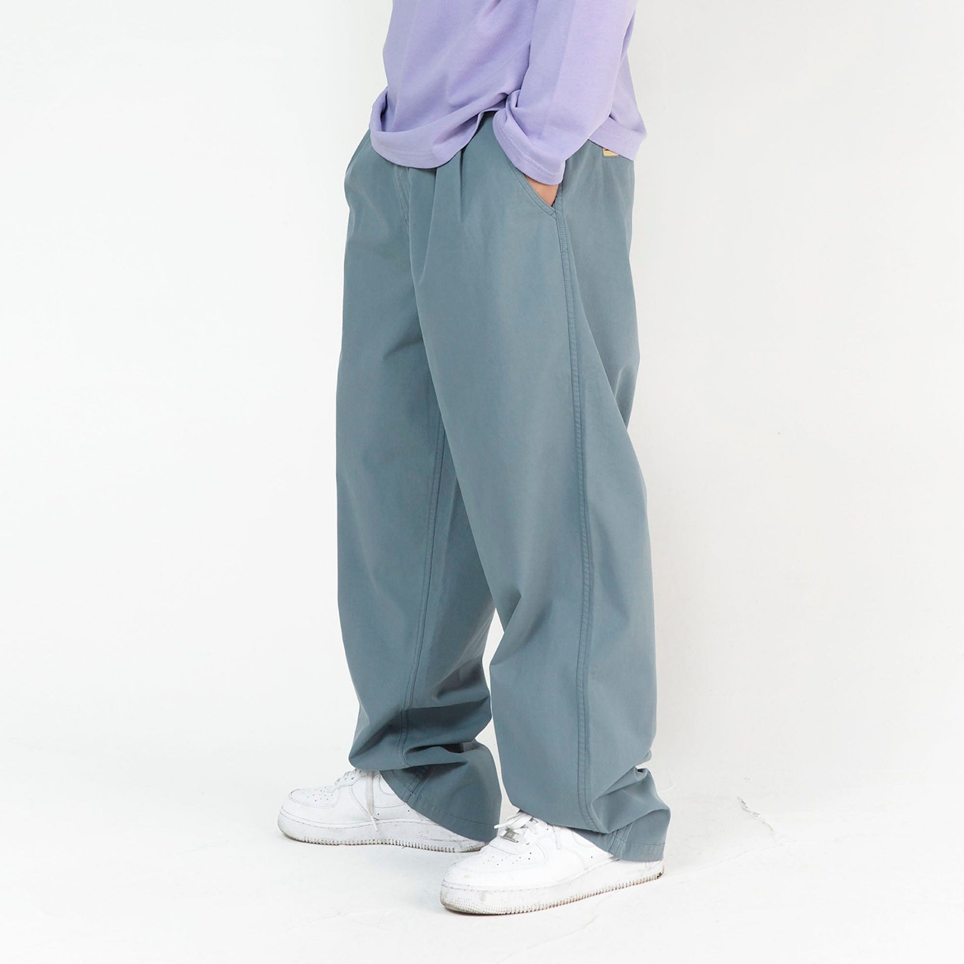 NERHI Essential Pleated Pants-Pants-S-Khaki-Free Shipping Leatheretro