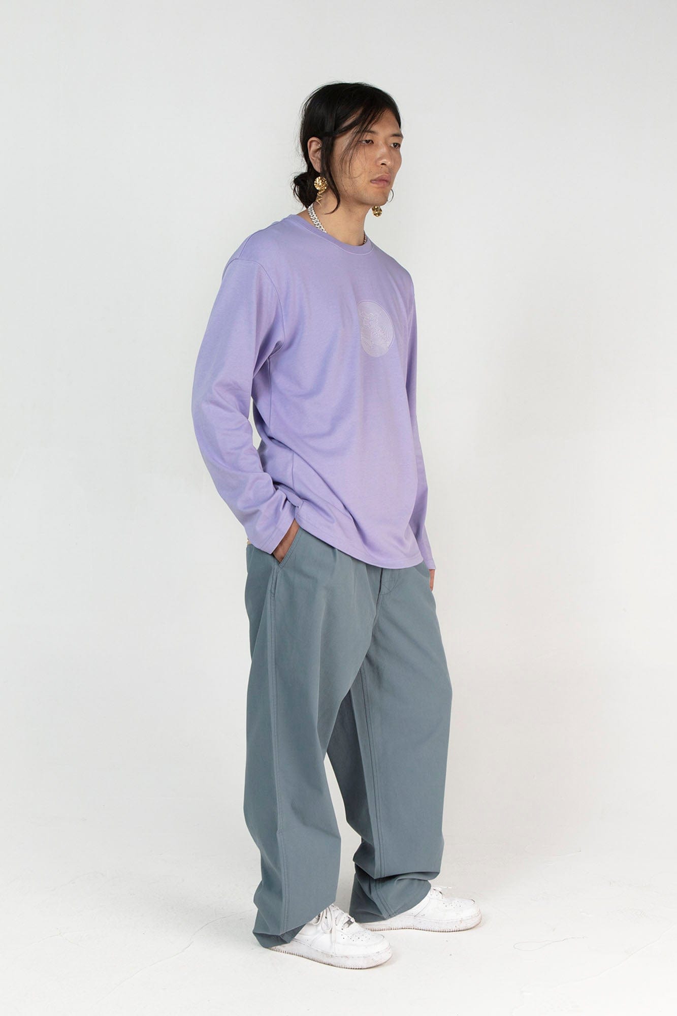 NERHI Essential Pleated Pants-Pants-S-Khaki-Free Shipping Leatheretro