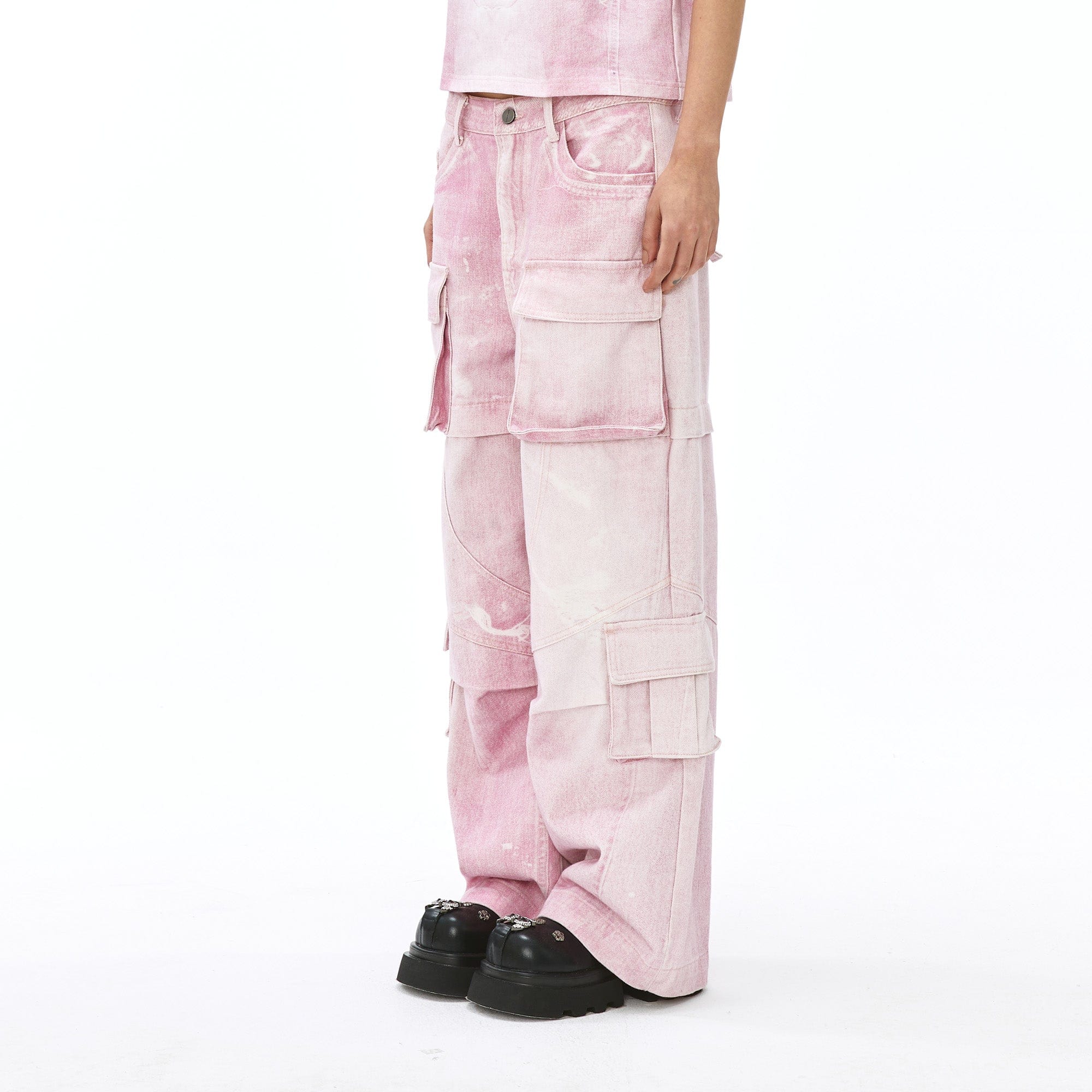 VANN VALRENCE Structural Multi-Pockets Cargo Jeans-Jeans-S-Free Shipping Leatheretro