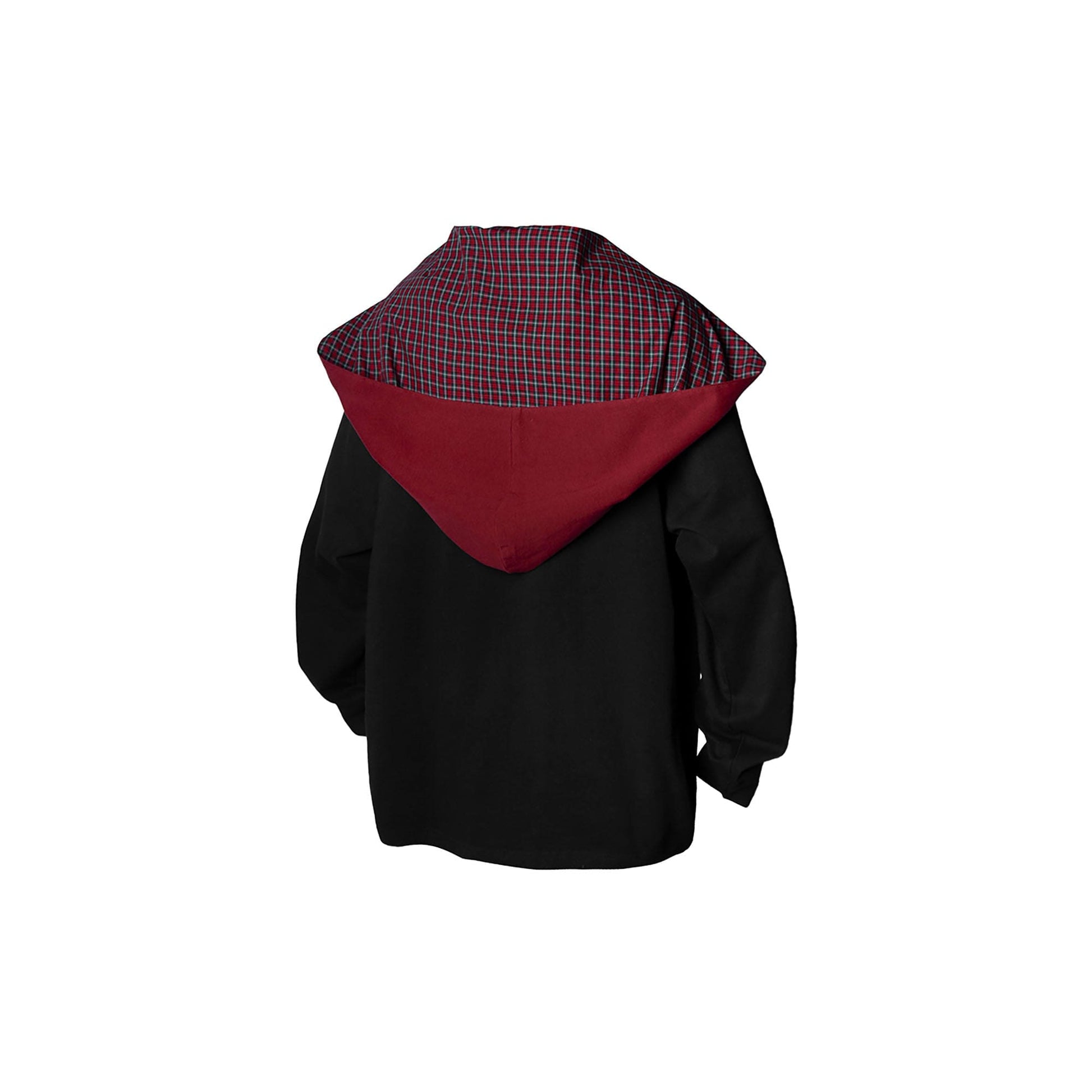 RELABEL Detachable Hood Long-Sleeve Tee Black-L/S Tee-XS-Free Shipping Leatheretro