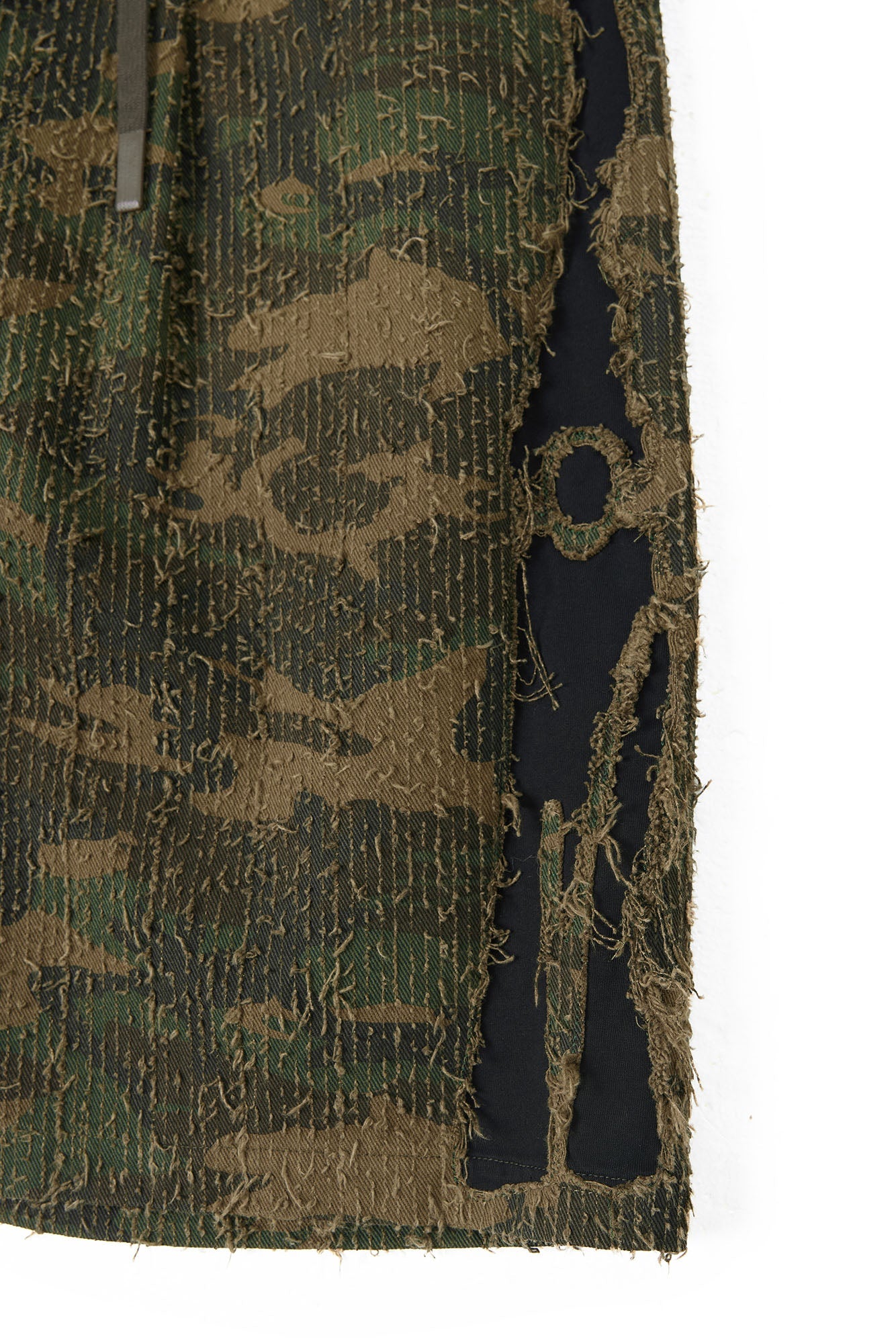 RELABEL Camo Skeleton Patch Shorts-Shorts-XS-Free Shipping Leatheretro