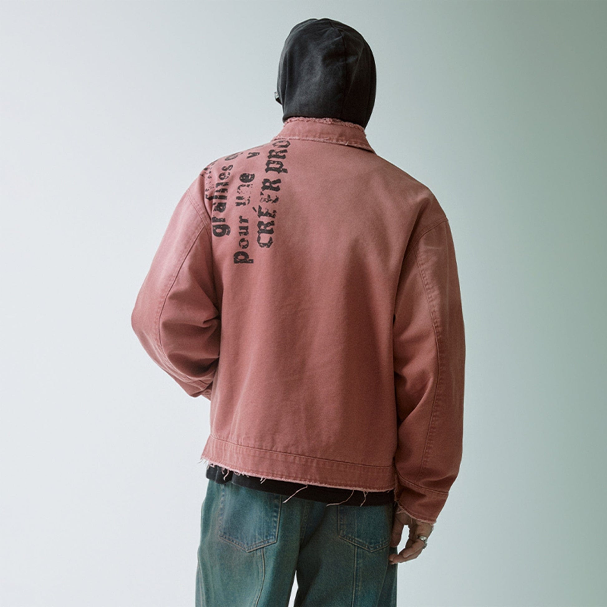 F2CE Distressed Badge Patchwork Jacket-Jacket-S-Free Shipping Leatheretro