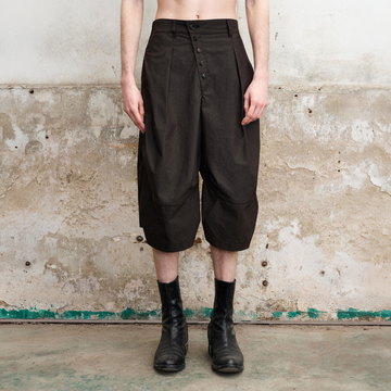 ILNya Nieternite Nifutur Pleated Button-Fly Shorts-Shorts-S (0)-Free Shipping Leatheretro
