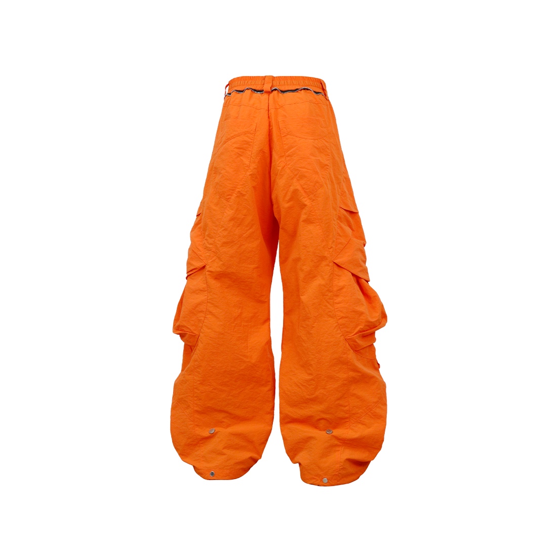 RELABEL Waterproof Nylon Drawstring Oversized Cargo Orange-Pants-XS (Preorder)-Free Shipping Leatheretro