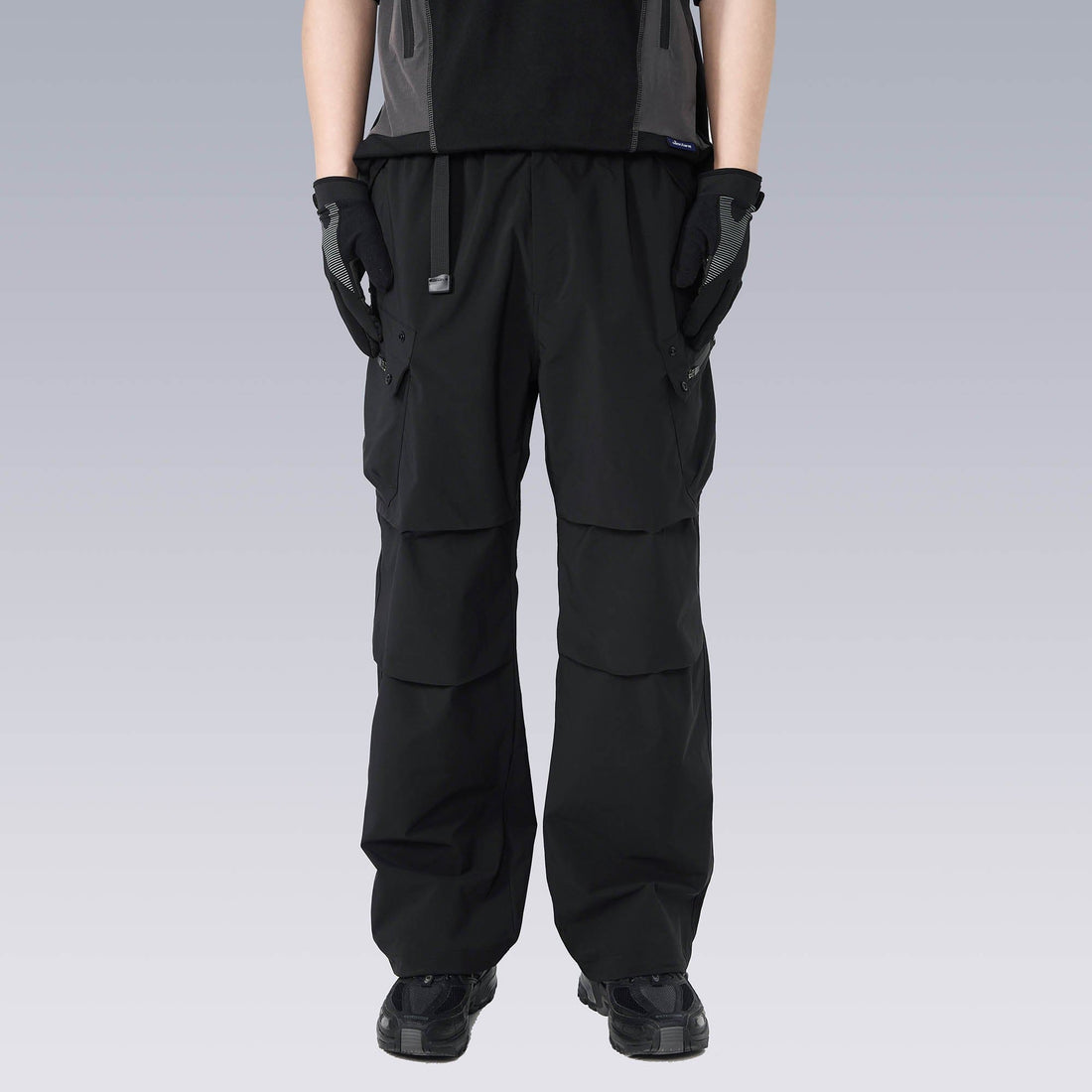 SILENSTORM Multi-Pocket Drawstring Crinkled Pants-Pants-S-Free Shipping Leatheretro