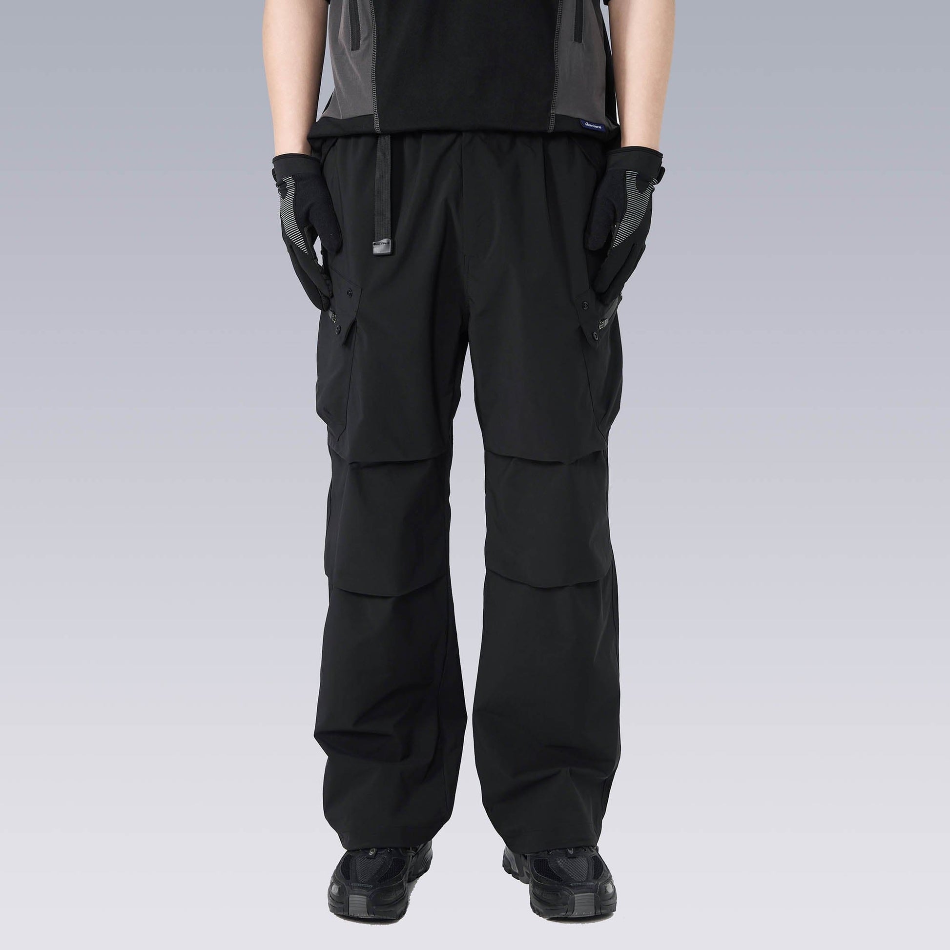 SILENSTORM Multi-Pocket Drawstring Crinkled Pants-Pants-S-Free Shipping Leatheretro