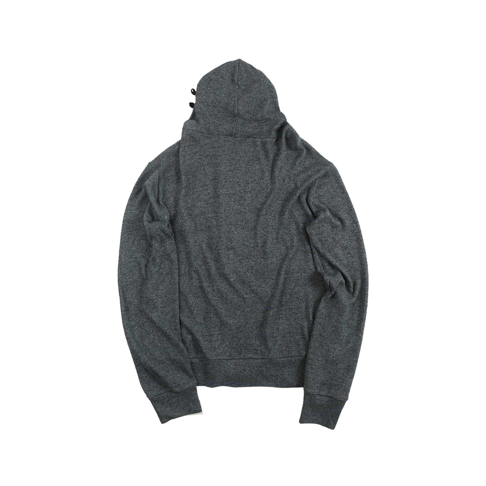 WHISTLEHUNTER Military Tape-Trim Hooded Cardigan-Jacket-S (Preorder)-Black-Free Shipping Leatheretro