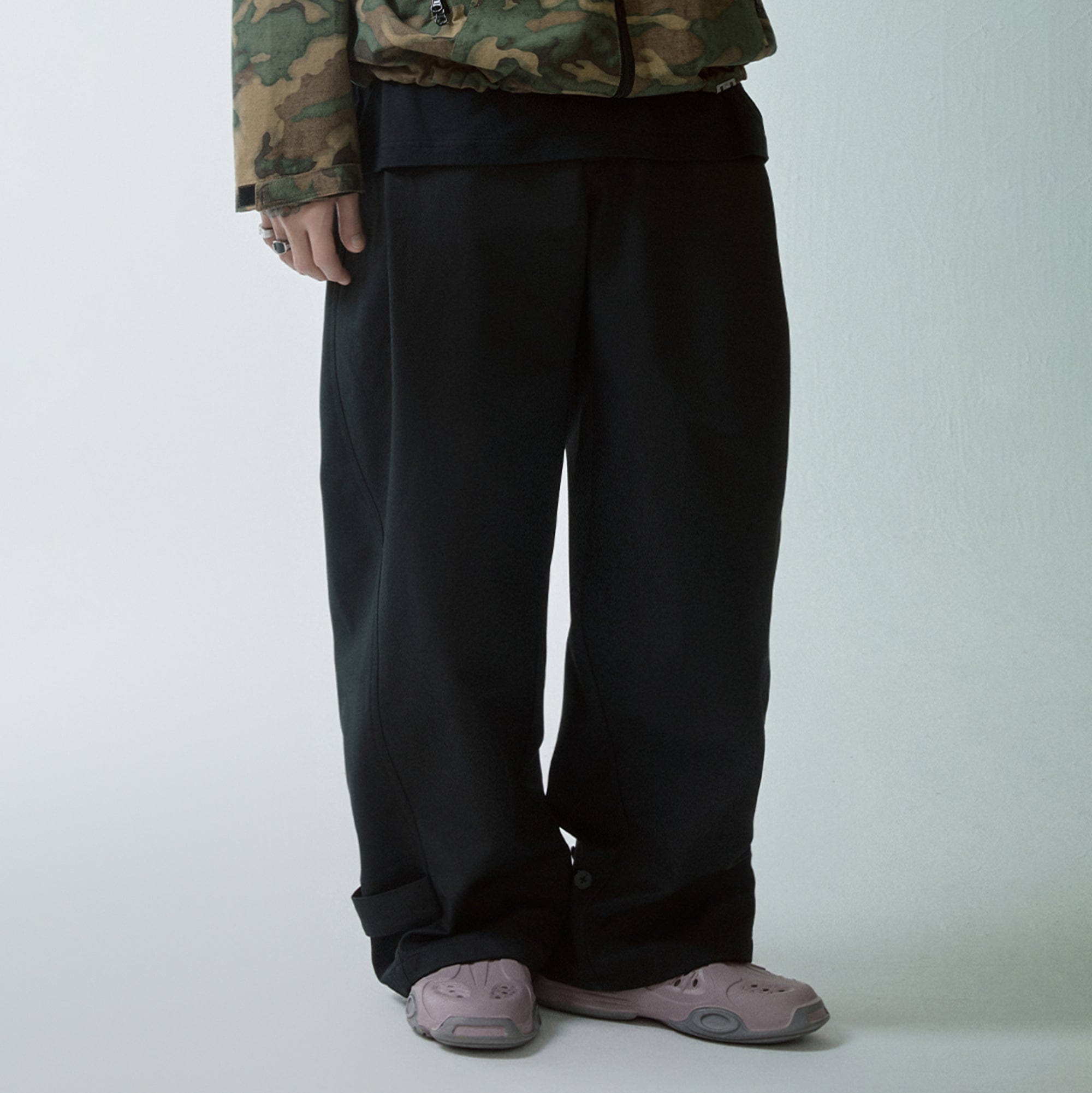 F2CE Modern Spliced Trousers-Pants-S-Free Shipping Leatheretro