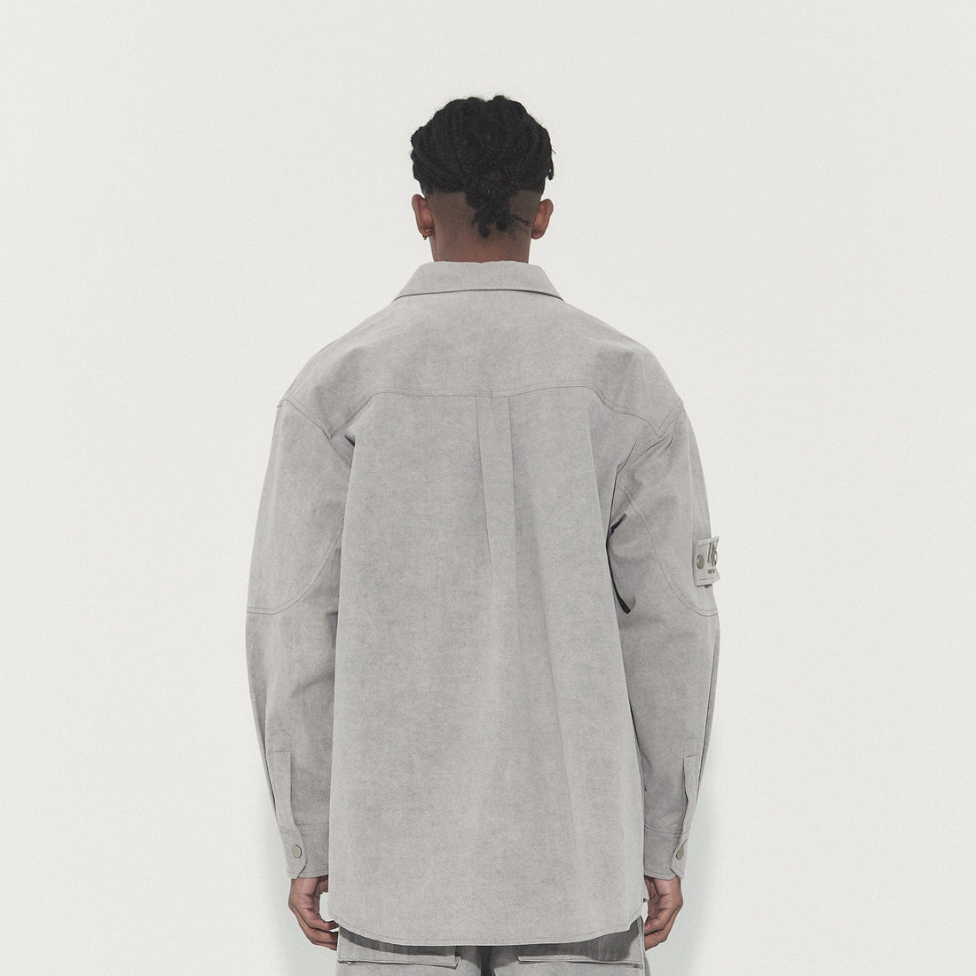 VANN VALRENCE Utility Washed Multi-Pocket Shirt Jacket-Jacket-S-Free Shipping Leatheretro