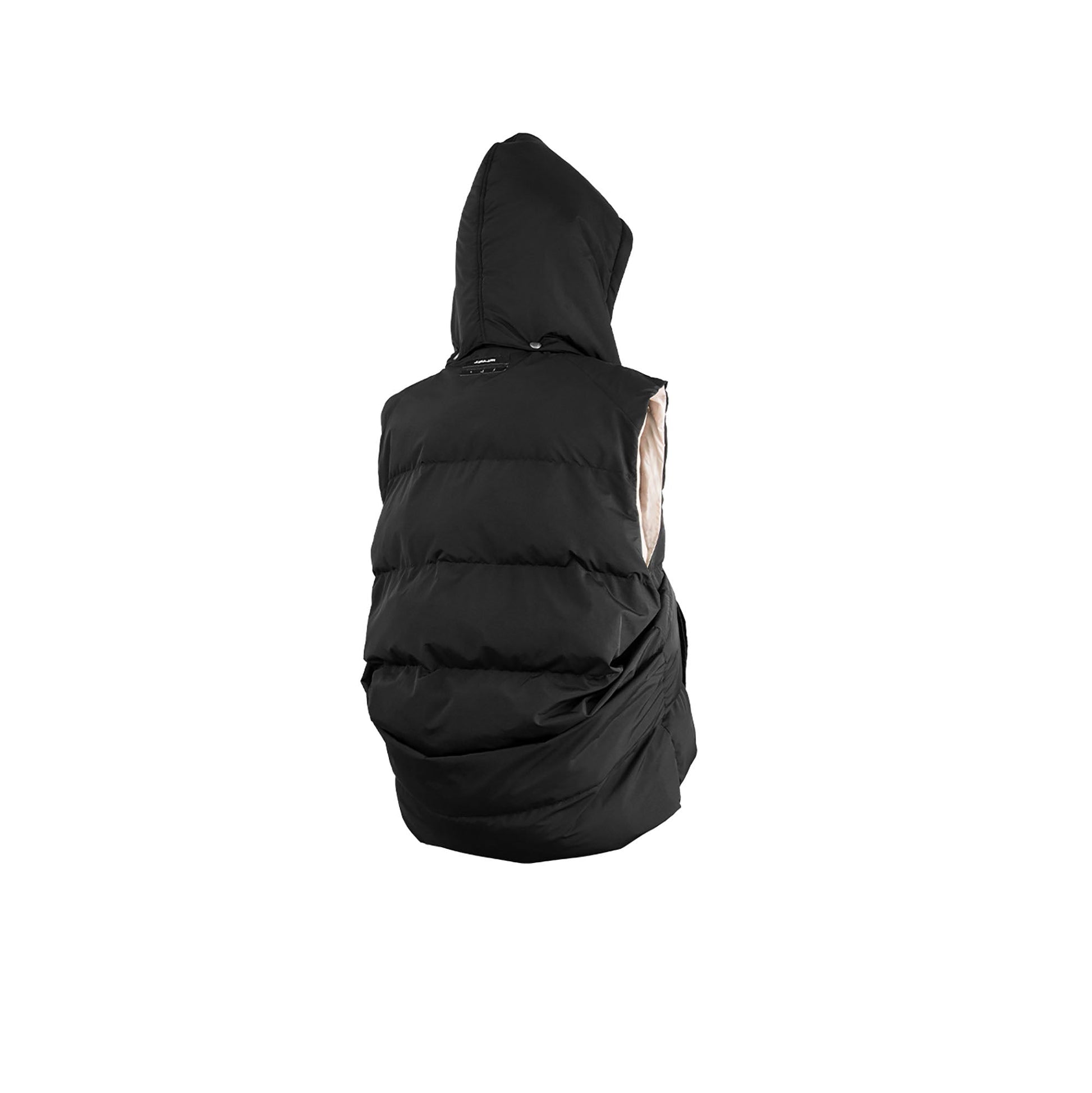 RELABEL Reversible Detachable Hooded Insulated Vest-Vest-XS (Preorder)-Free Shipping Leatheretro