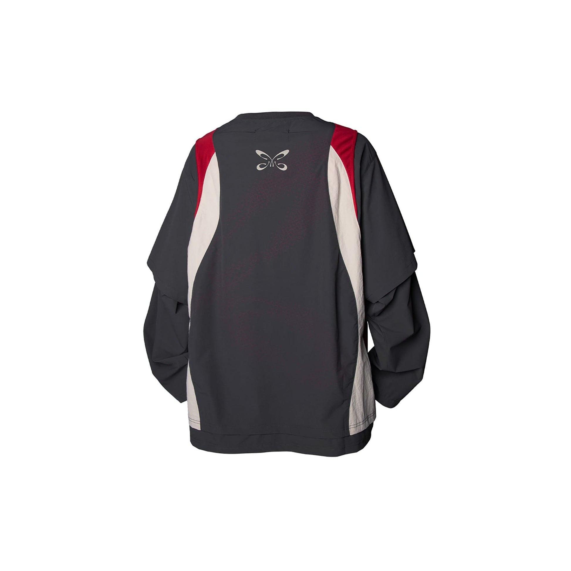 RELABEL Contrast Panel Layered Long-Sleeve Tee-L/S Tee-XS-Free Shipping Leatheretro