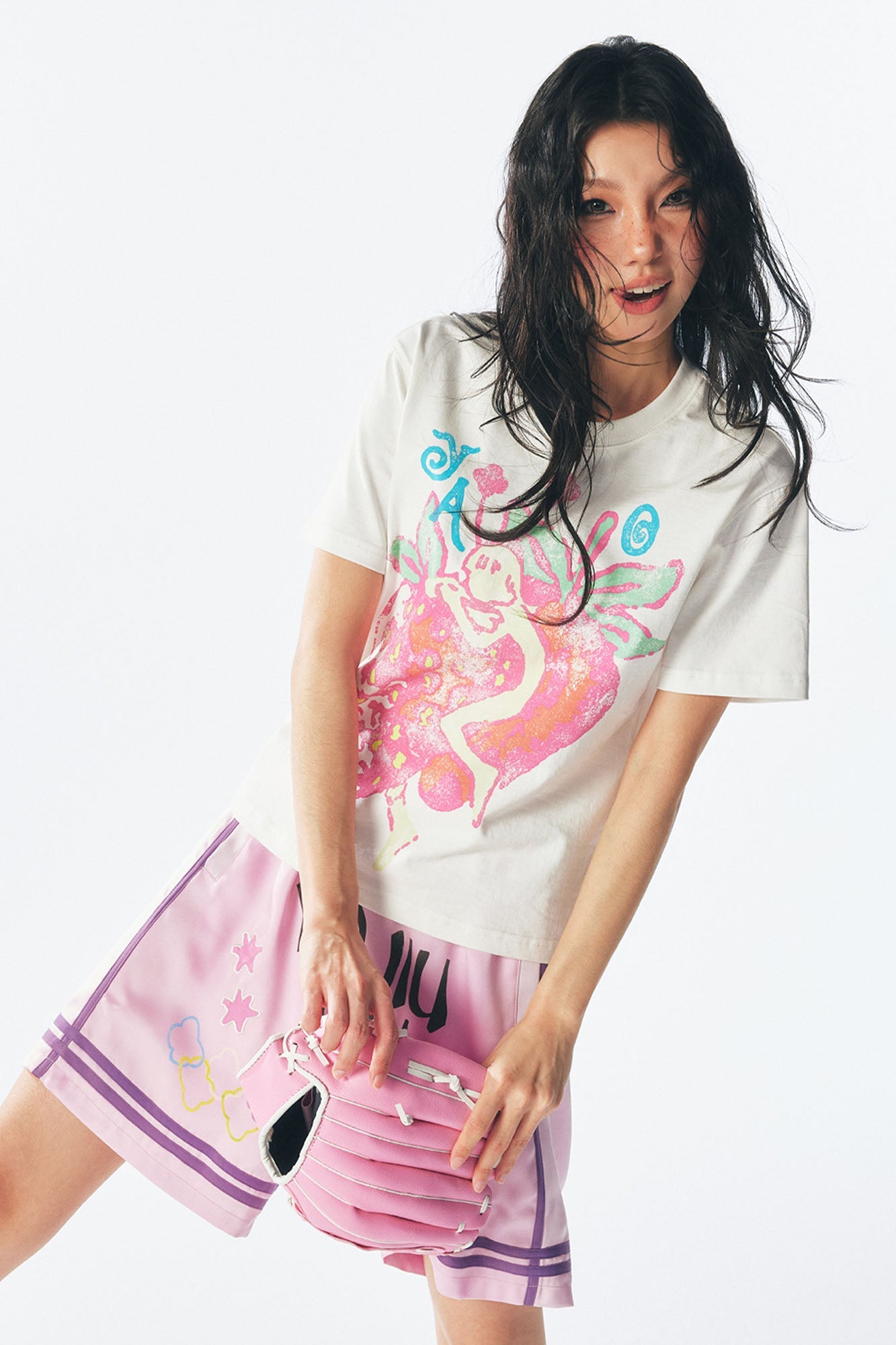 1997 POSTOFFICE Strawberry Fairy Tee-T Shirt-S-White-Free Shipping Leatheretro