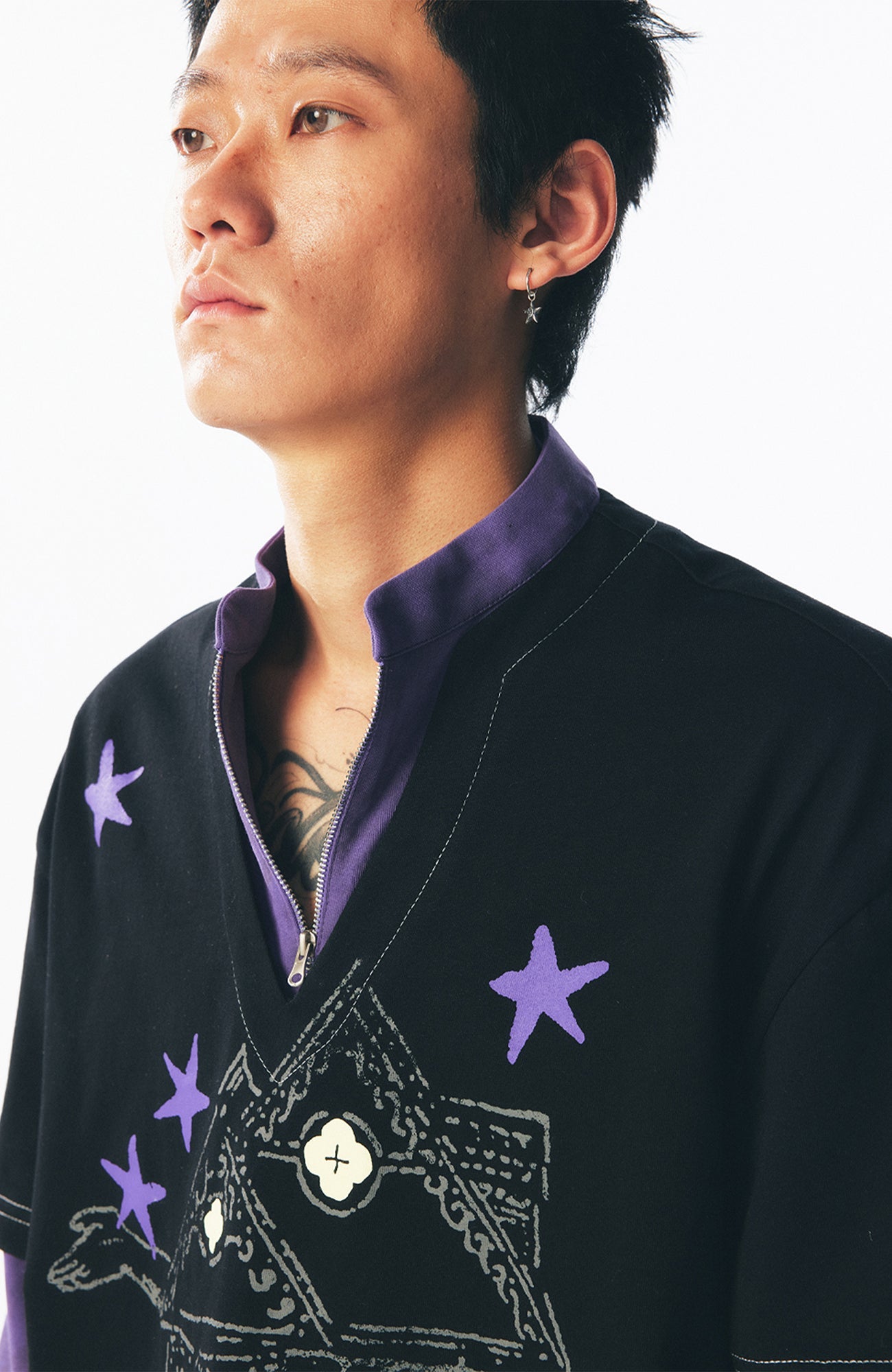 1997 POSTOFFICE Retro Layered Long-Sleeve Tee-Jacket-S (Preorder)-Free Shipping Leatheretro