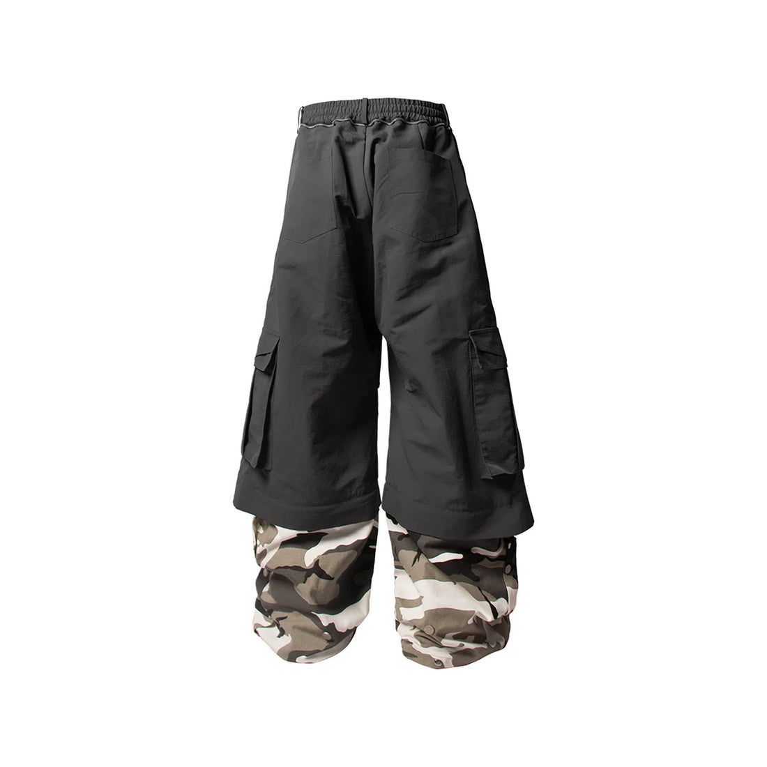 RELABEL Multi-Way Convertible Camo-Leg Cargo Pants-Pants-XS-Free Shipping Leatheretro