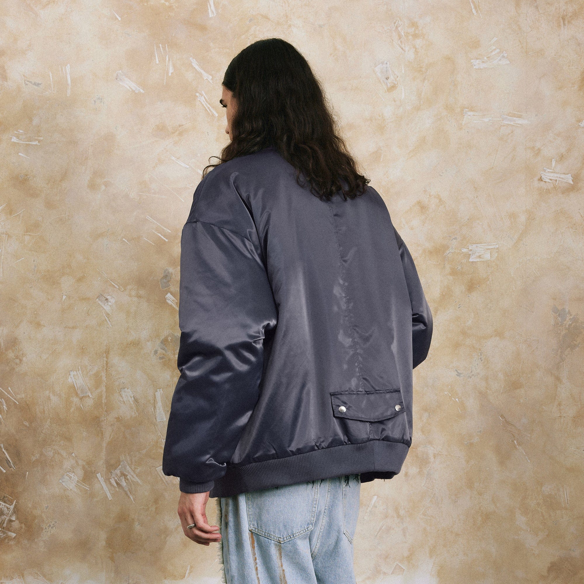 OVDY Modern Big-pocket Cotton-Padded Baseball Jacket-Jacket-S-Gray-Free Shipping Leatheretro