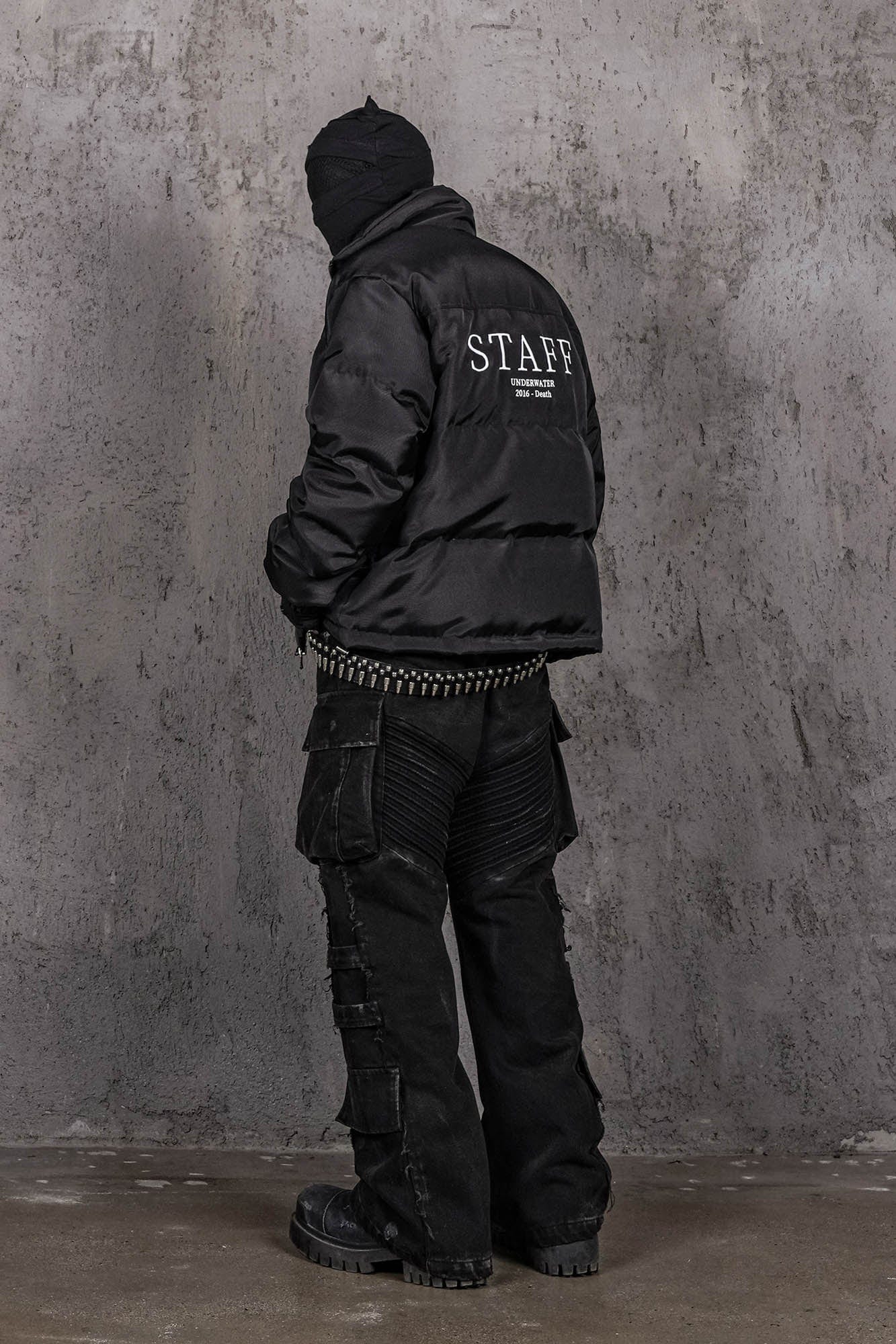 UNDERWATER The Staff Boxy Down Jacket-Jacket-S-Free Shipping Leatheretro