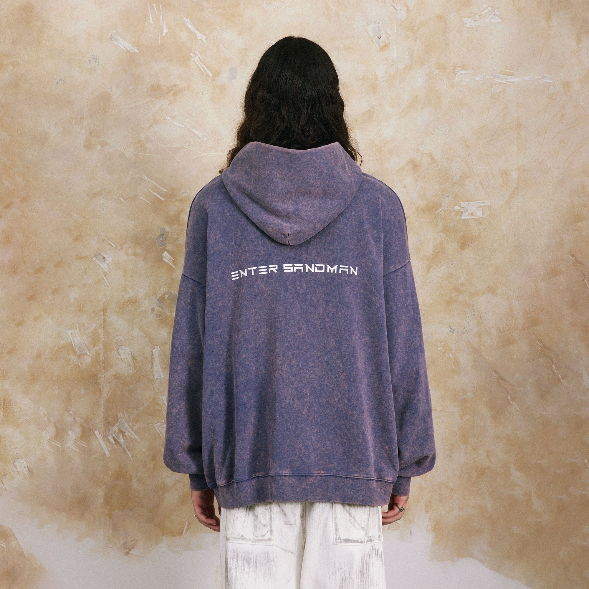 OVDY Soft Stars Faded Hoodie-Hoodie-S-Purple-Free Shipping Leatheretro