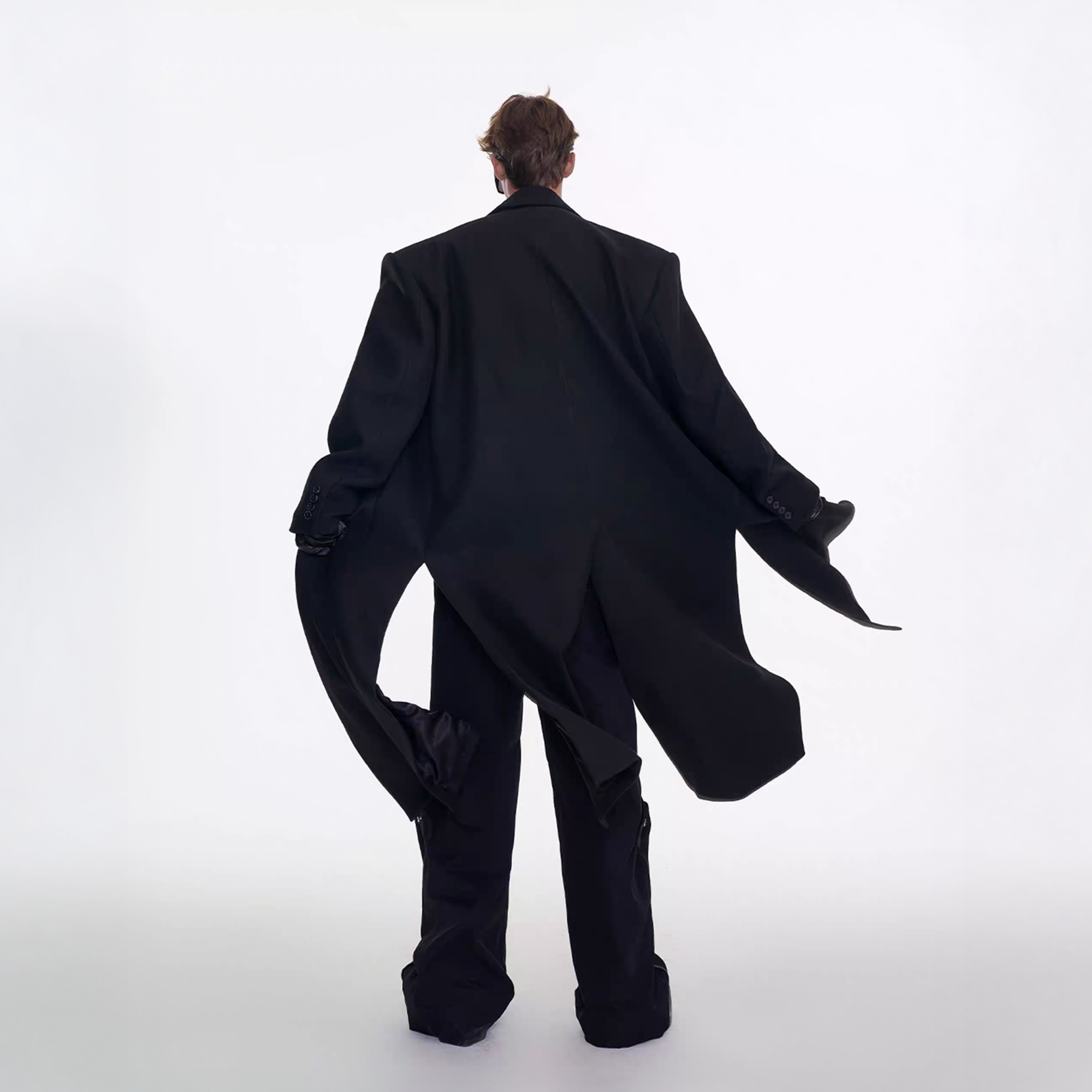 TIWILLTANG Modern Maxi Wool Coat