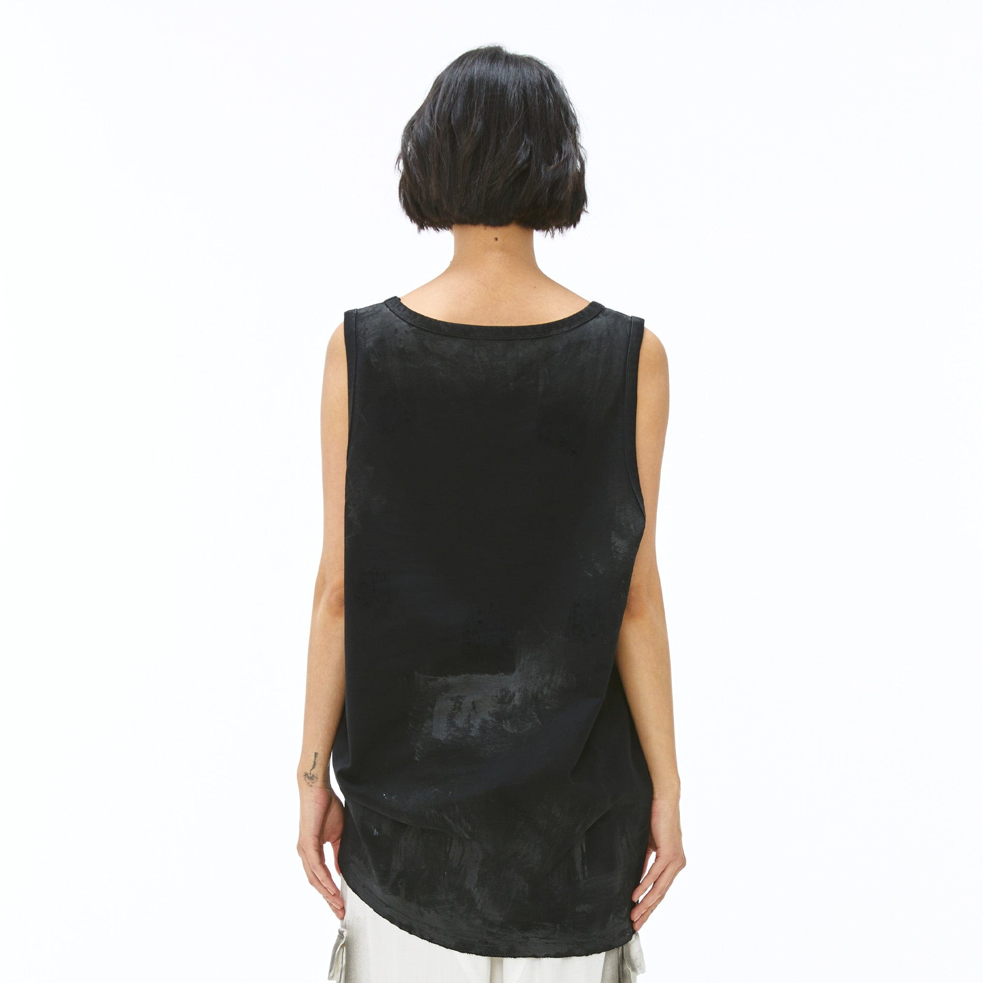 VANN VALRENCE Washed-Dyed Oversized Tank Top-Tank Top-S-Free Shipping Leatheretro