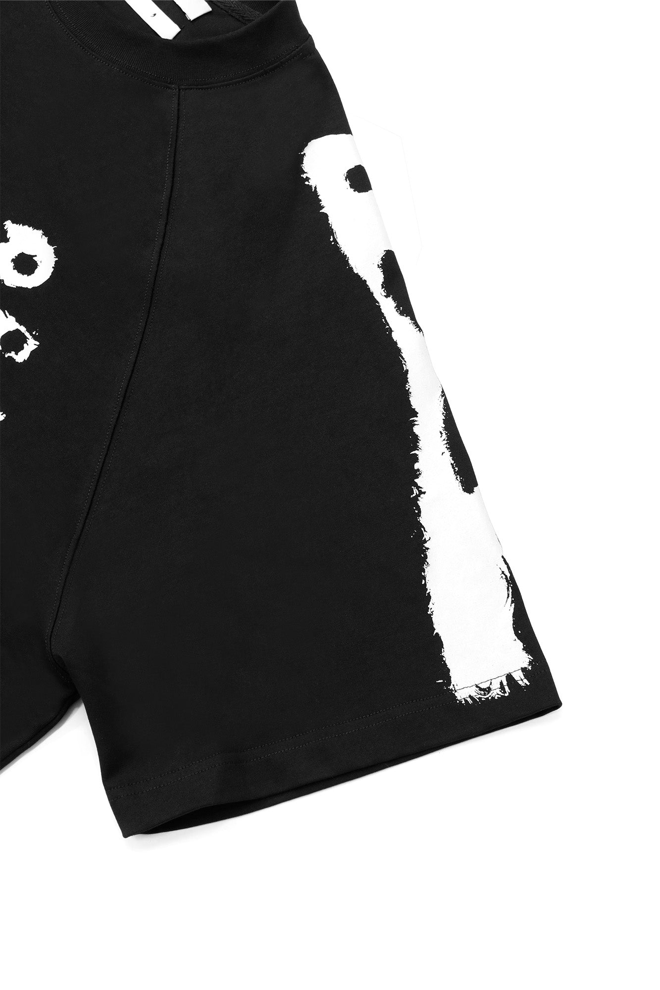 RELABEL Distressed Skeleton Graphic Oversized T-Shirt-T Shirt-XS-White-Free Shipping Leatheretro