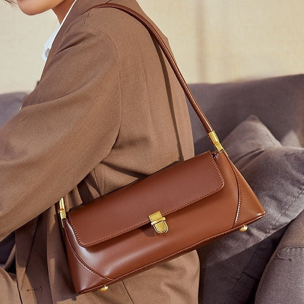 Women Summer French Shoulder Bag - Retro Style Luxury Piece-Shoulder Bag-Black-Free Shipping Leatheretro