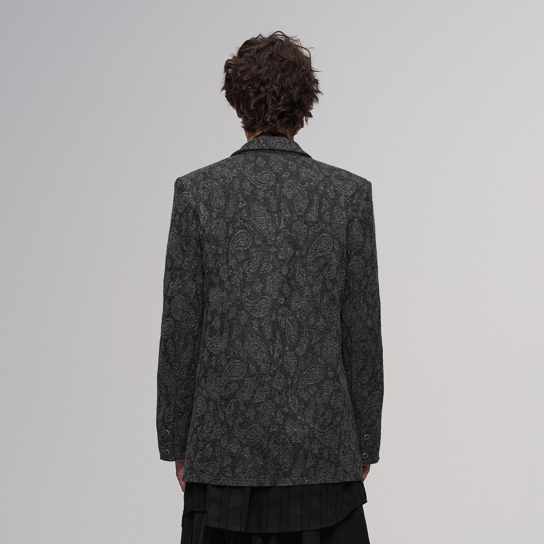 ILNya Nieternite Nifutur Paisley Jacquard Oversized Blazer-Jacket-S (0)-Free Shipping Leatheretro