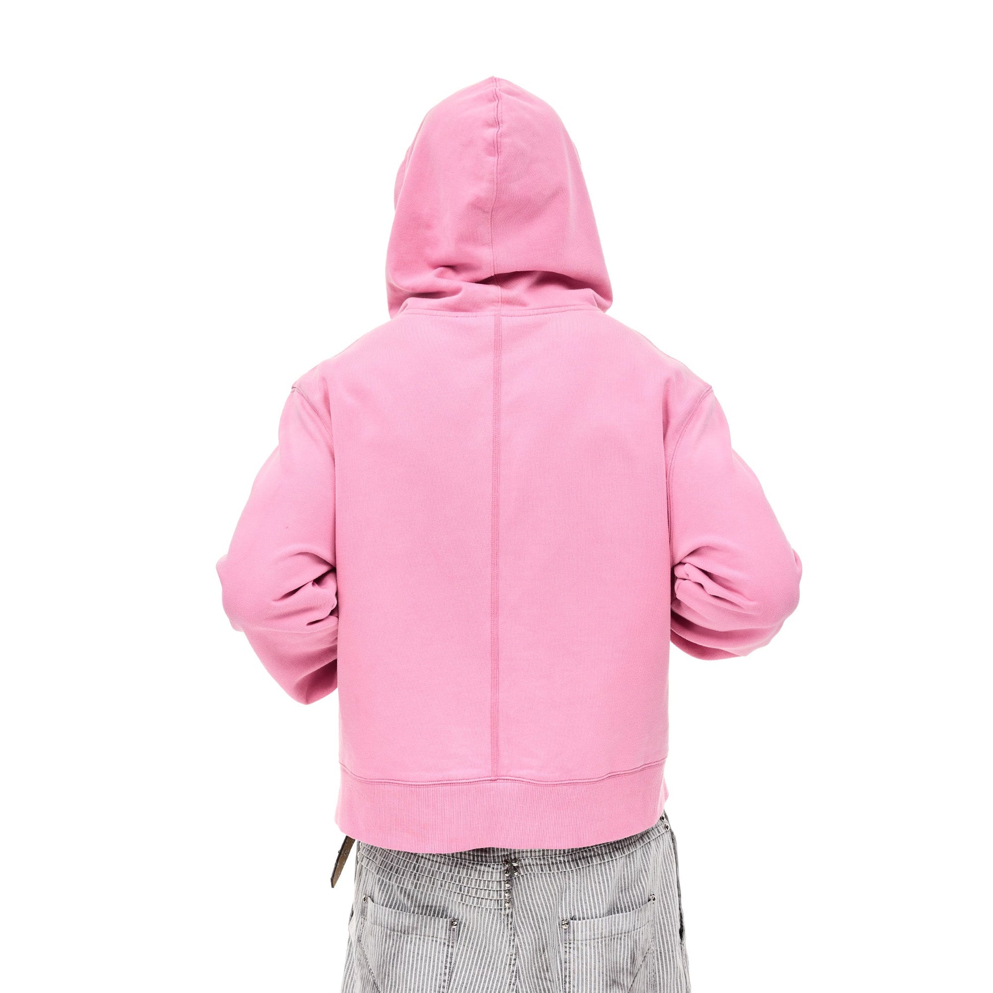 WHISTLEHUNTER Distressed Embroidered V-Neck Hoodie-Hoodie-S-Green-Free Shipping Leatheretro