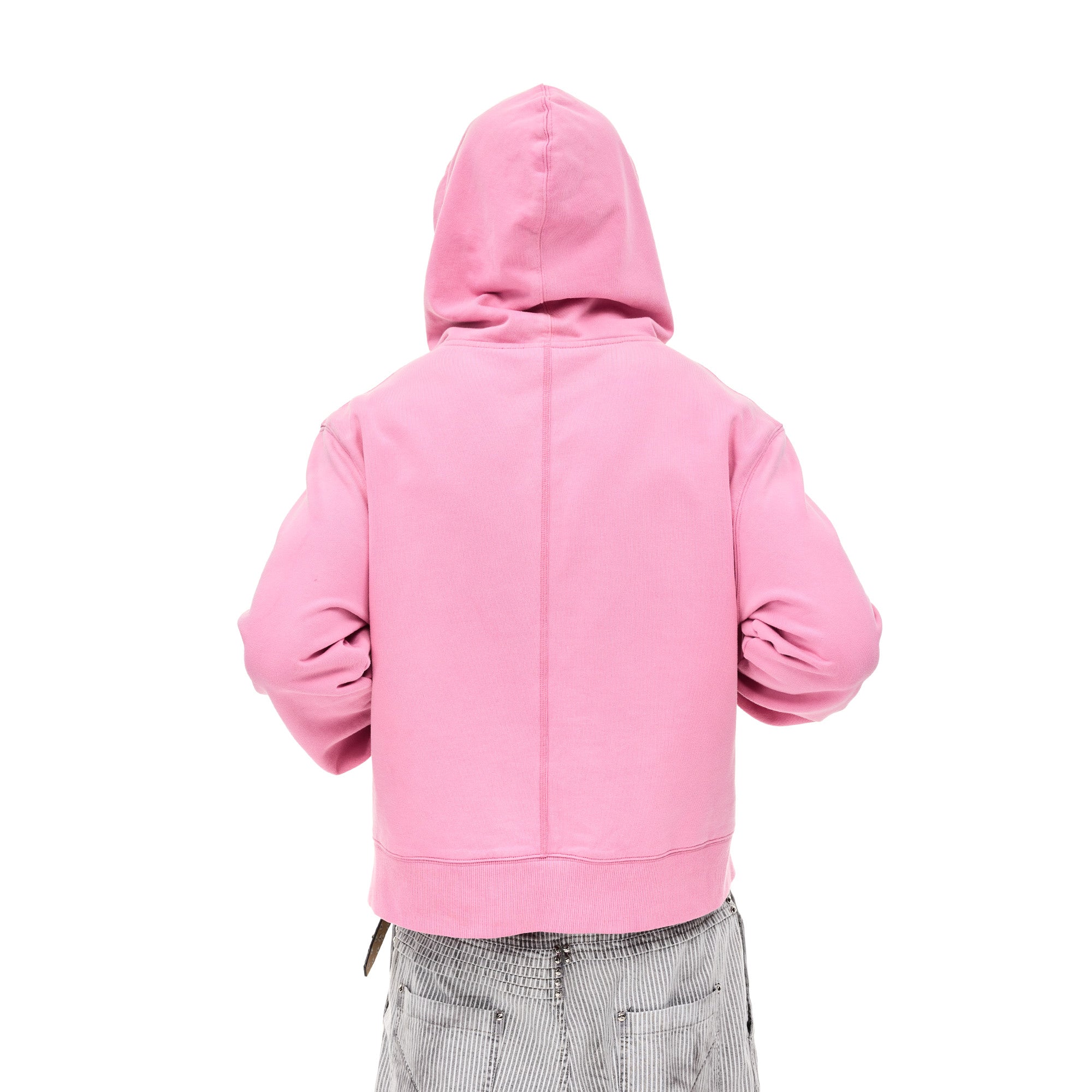 WHISTLEHUNTER Distressed Embroidered V-Neck Hoodie-Hoodie-S-Green-Free Shipping Leatheretro