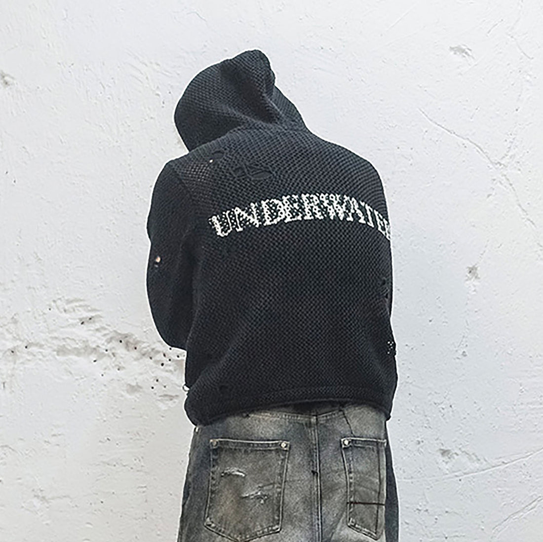 UNDERWATER Hellbound Wing Hooded Zip-Up Cardigan-Jacket-S-Free Shipping Leatheretro