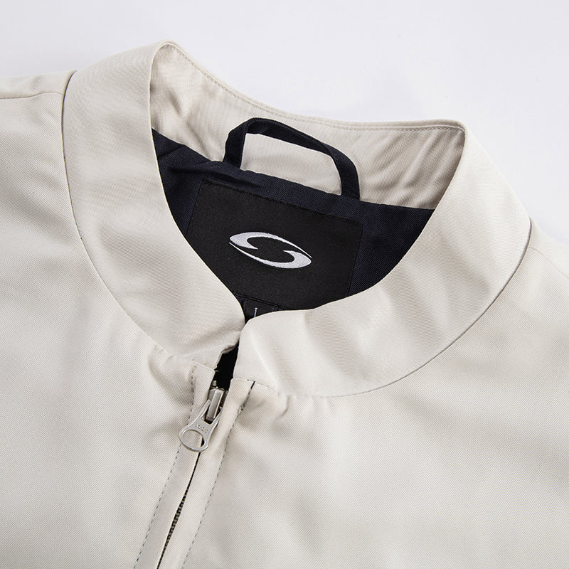 F2CE Retro Contrast Racing Patch Jacket-Jacket-S-Padded-Free Shipping Leatheretro