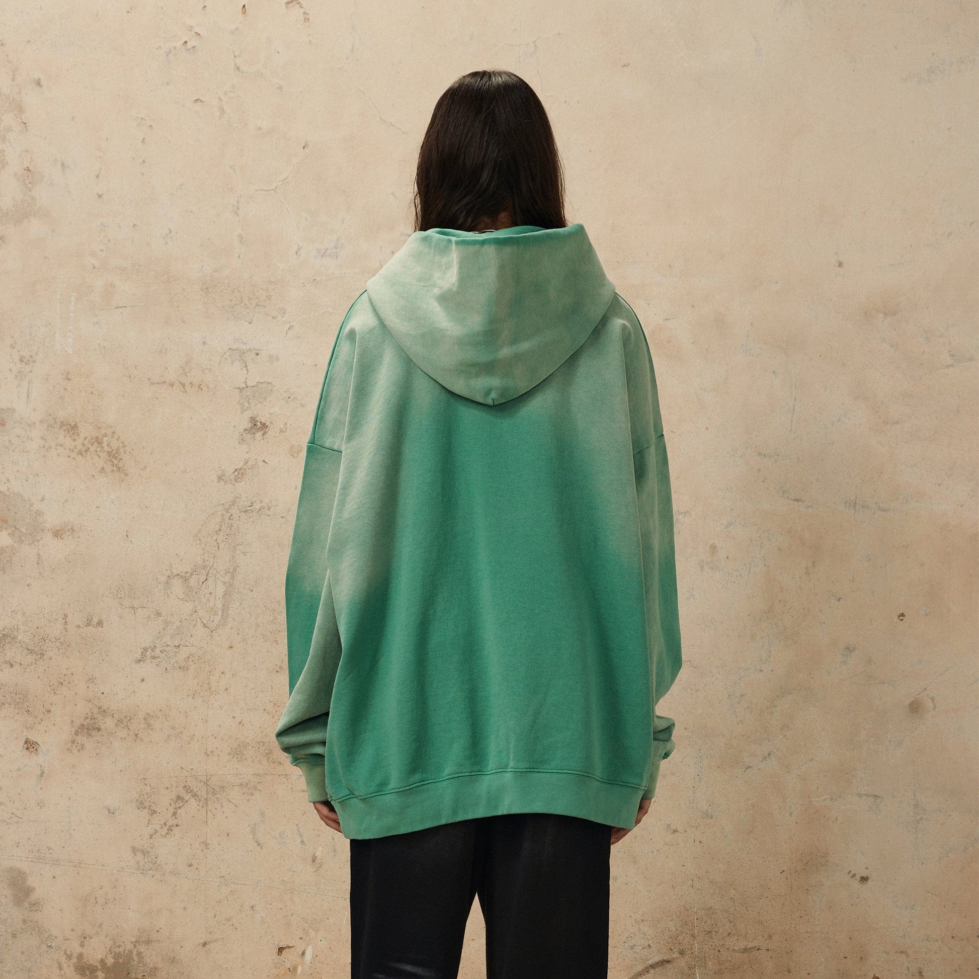 OVDY Enter Sandman Faded Hoodie-Hoodie-S-Green-Free Shipping Leatheretro