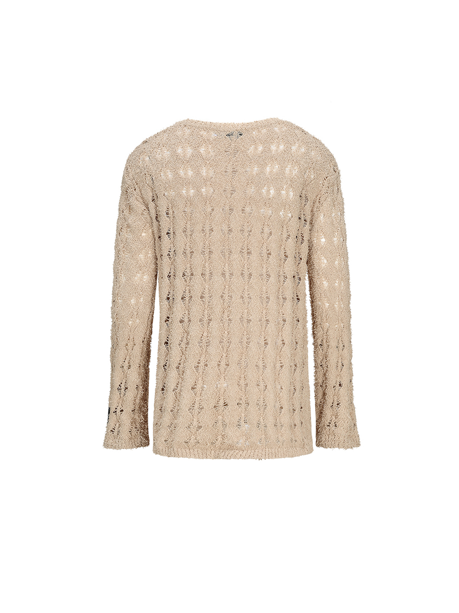 CYCYCY Punk Open-Knit Distressed Sweater-Sweater-S-Black (Preorder)-Free Shipping Leatheretro