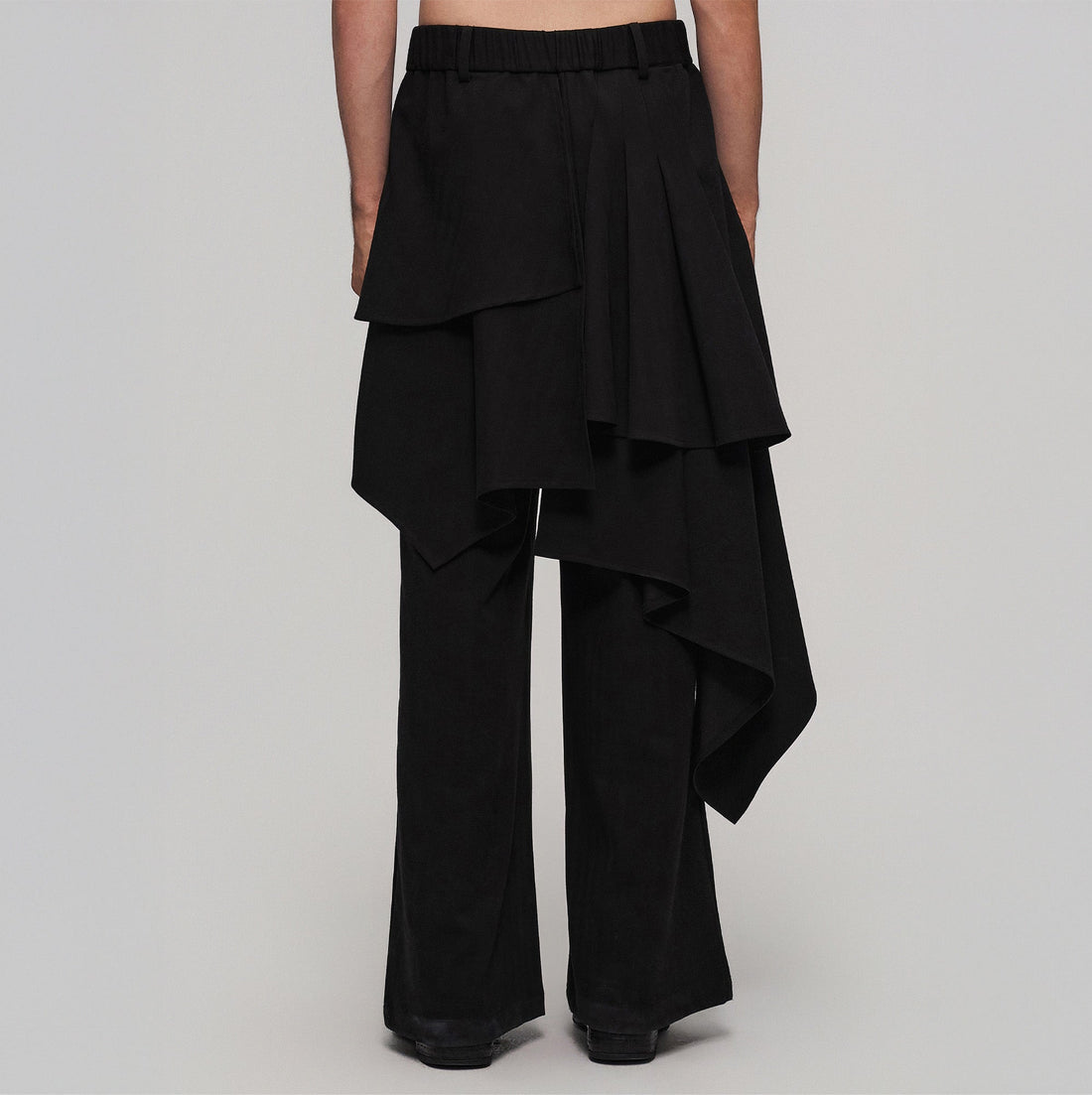 ILNya Nieternite Nifutur Asymmetric Layered Panel Skirt Pants-Pants-S(0)-Free Shipping Leatheretro