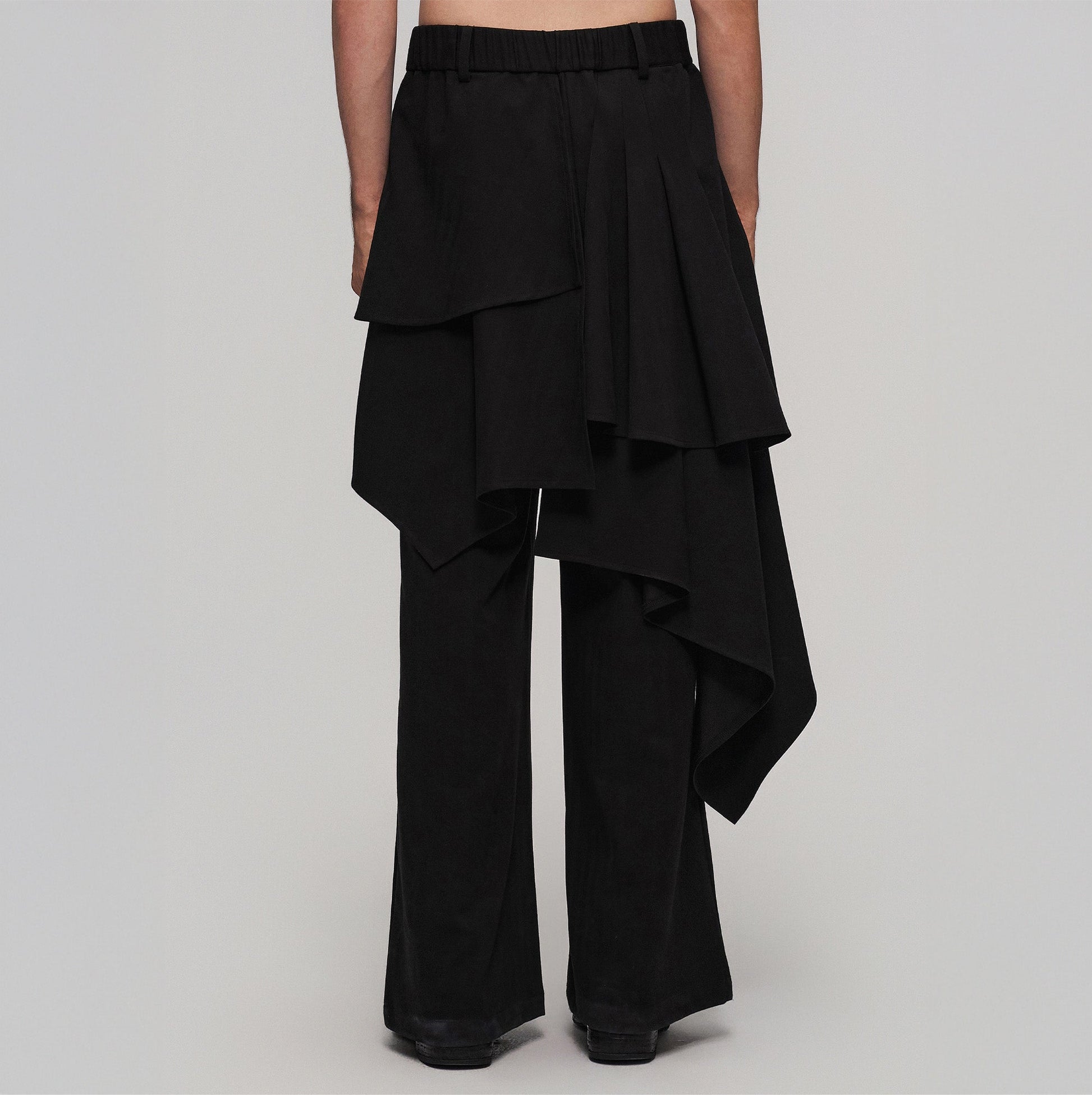ILNya Nieternite Nifutur Asymmetric Layered Panel Skirt Pants-Pants-S(0)-Free Shipping Leatheretro
