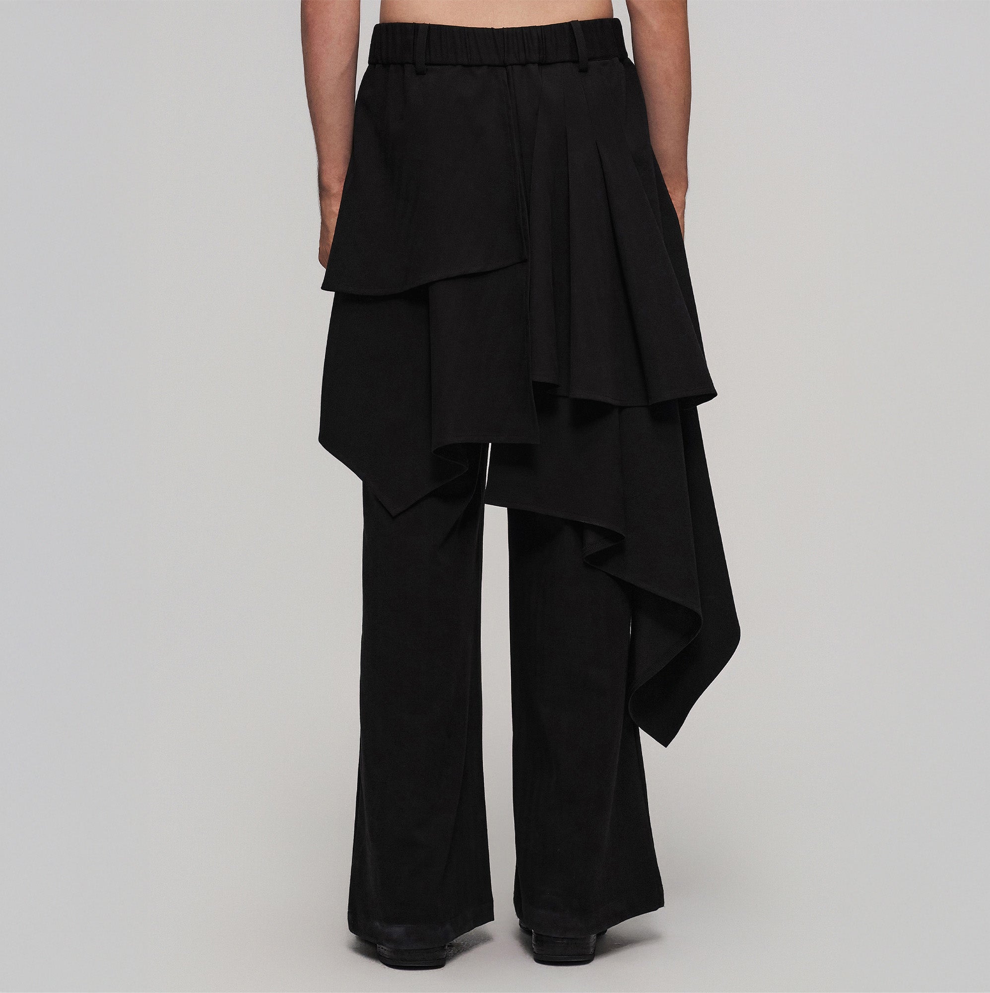 ILNya Nieternite Nifutur Asymmetric Layered Panel Skirt Pants-Pants-S(0)-Free Shipping Leatheretro
