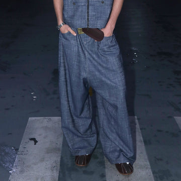 ASSEEN Dropped-Crotch Wide-Leg Linen-Blend Jeans-Jeans-S / 28-30”-Free Shipping Leatheretro