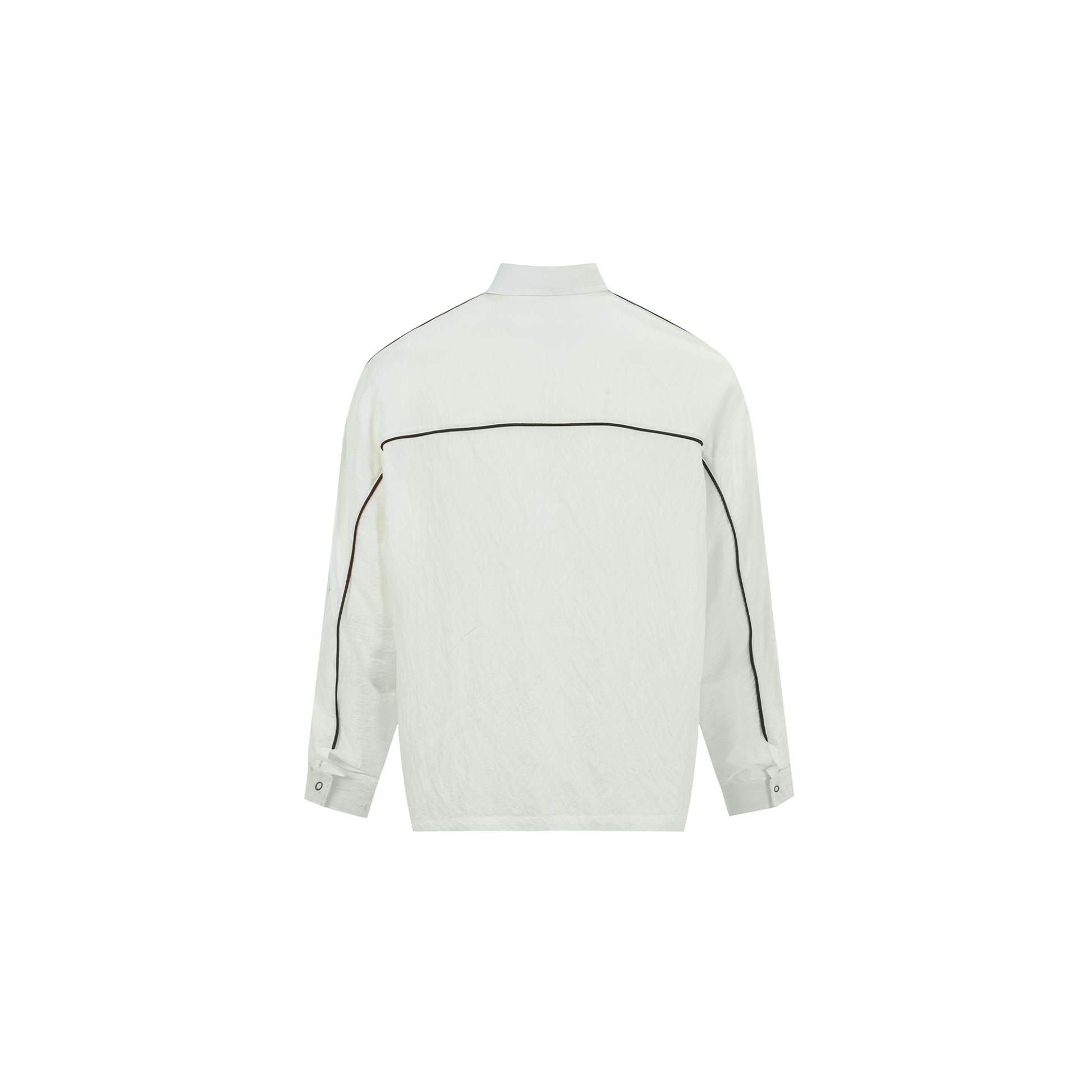 OVDY Minimal Stripe Long-Sleeve Shirt-Shirt-S-Blue-Free Shipping Leatheretro