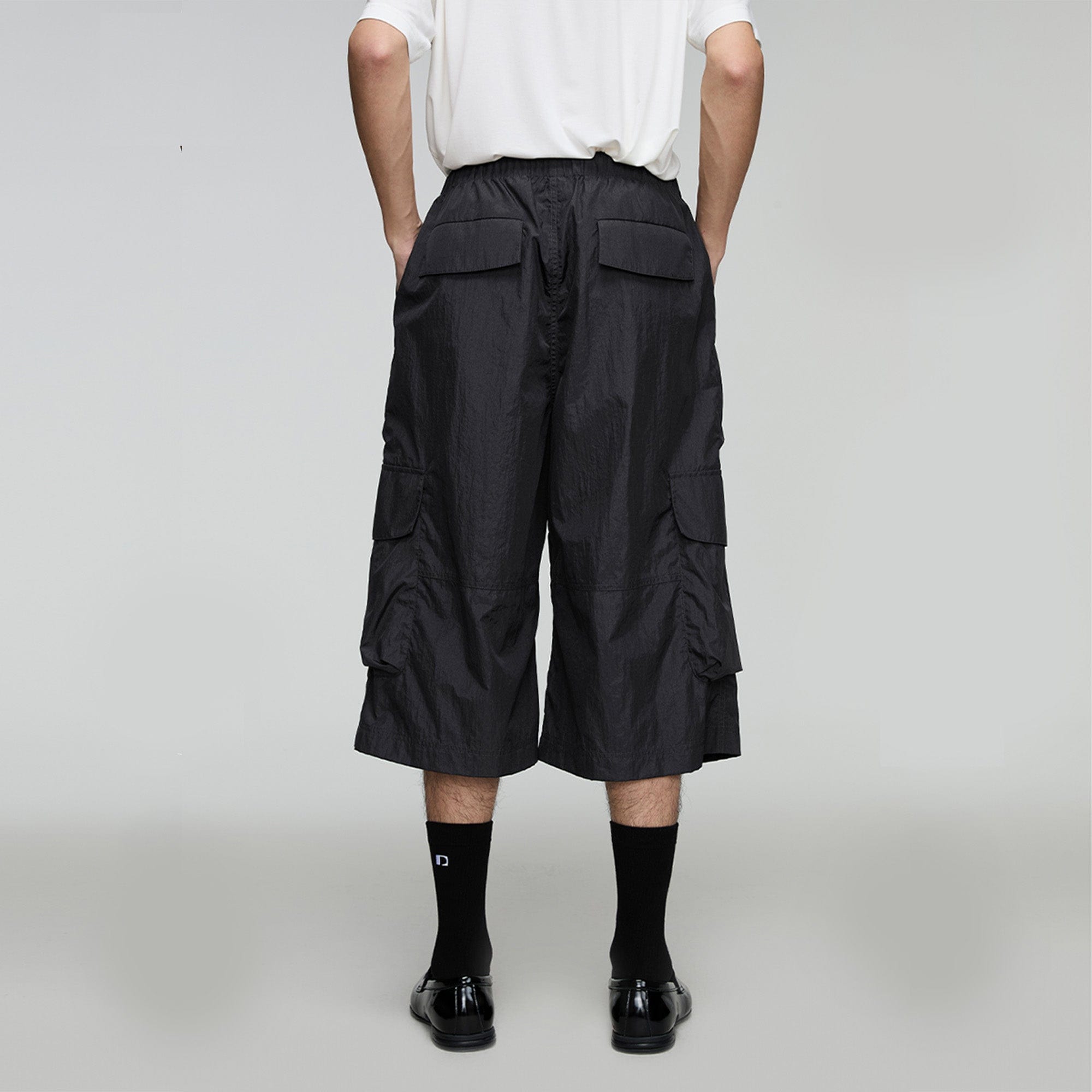 OPICLOTH Multi-Pocket Drawstring Cargo Shorts-Shorts-XS-Free Shipping Leatheretro