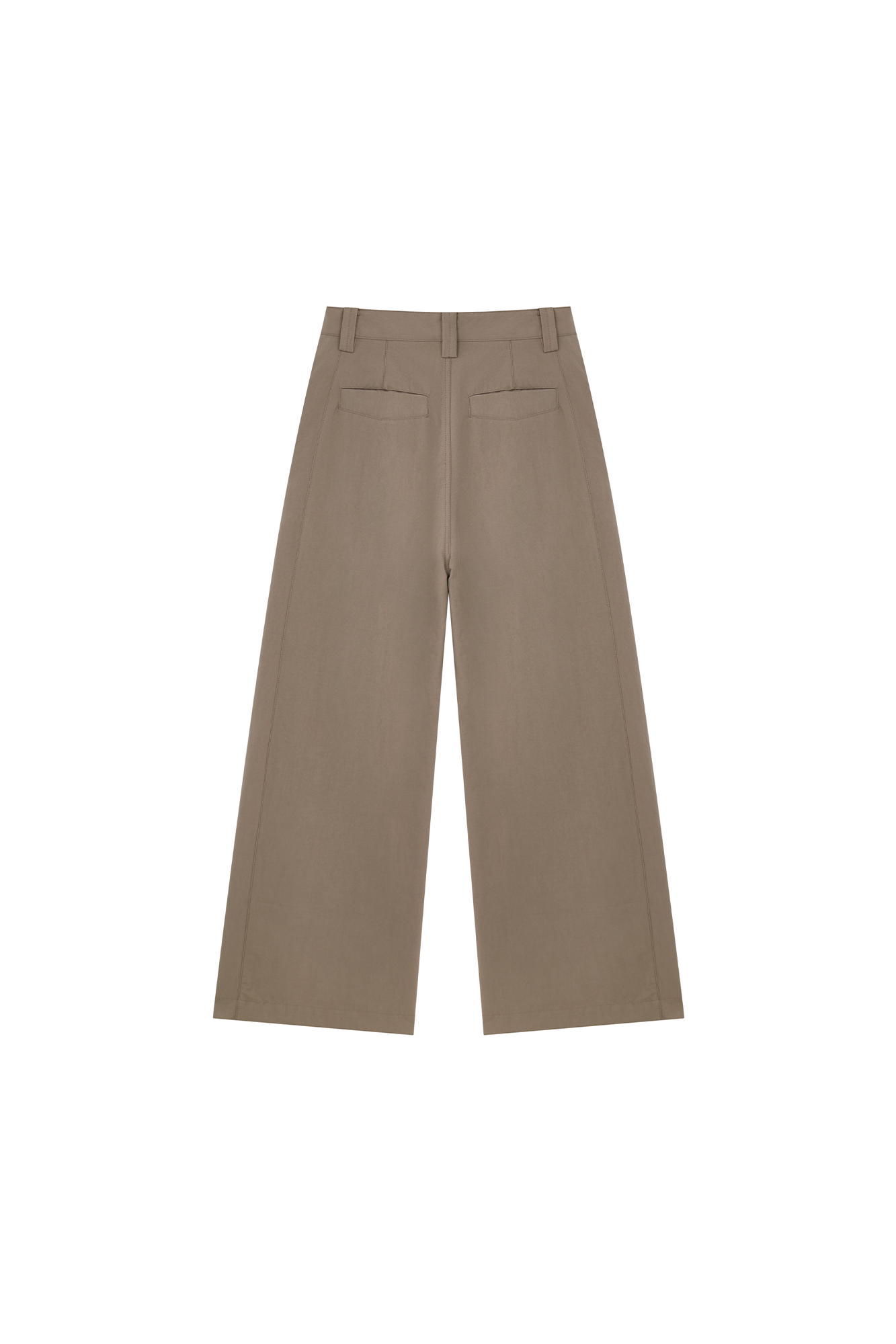 OPICLOTH Retro Pleated Wide-Leg Trousers-Pants-XS-Khaki-Free Shipping Leatheretro