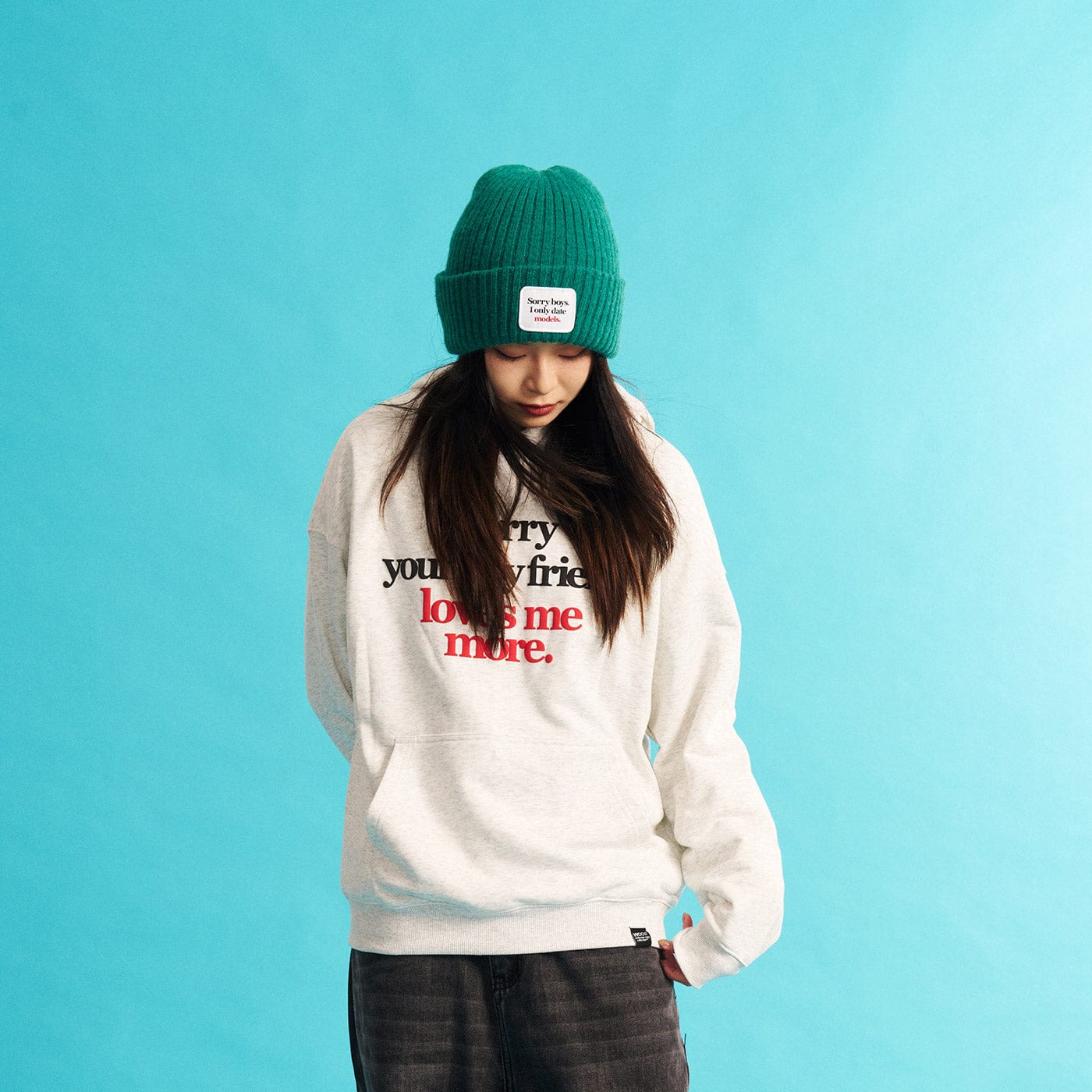 WCC Sorry Your Boyfriend Loves Me More Hoodie-Hoodie-S-Green-Free Shipping Leatheretro