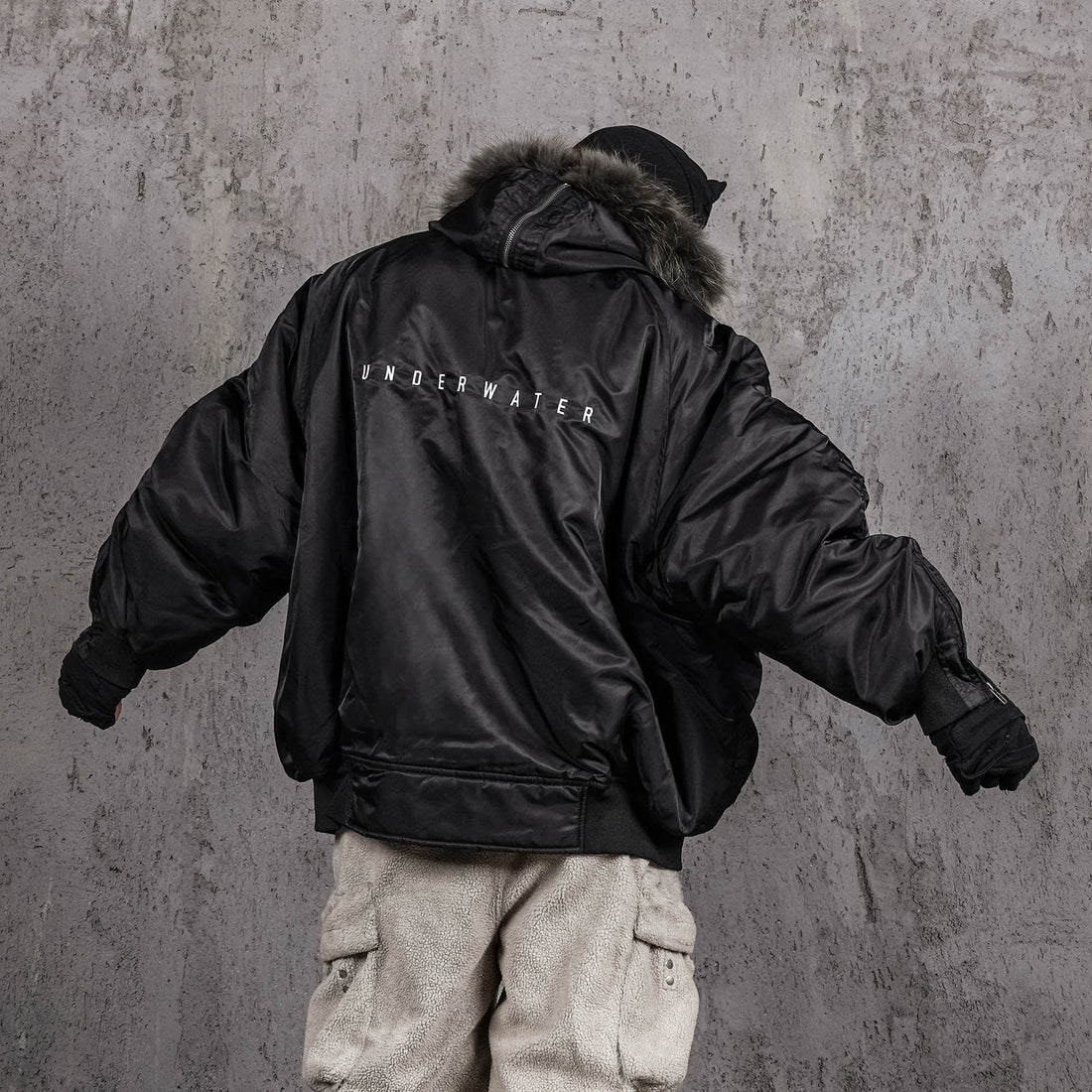 UNDERWATER N-2B Waterproof Puffer Jacket-Jacket-S-Free Shipping Leatheretro