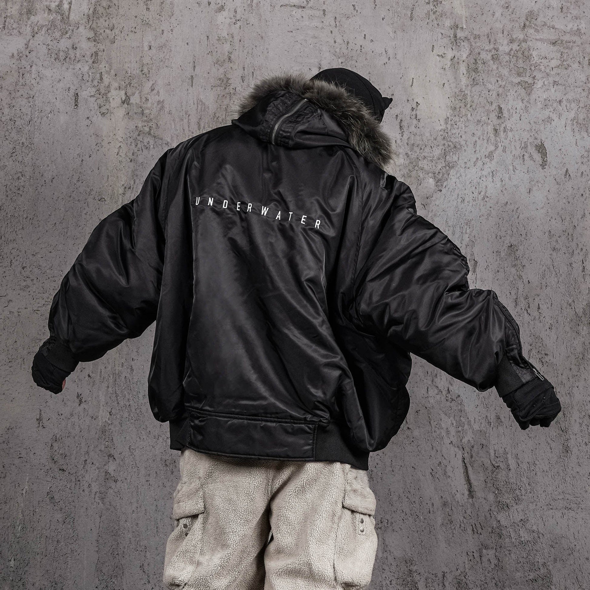 UNDERWATER N-2B Waterproof Puffer Jacket-Jacket-S-Free Shipping Leatheretro