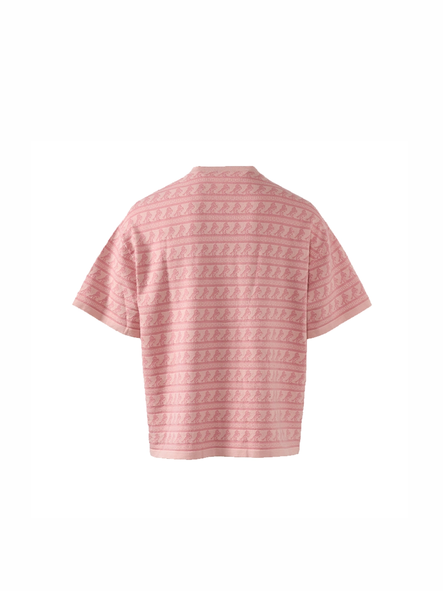 PMW Horse Jacquard Knitted T Shirt-T Shirt-S-Gold-Free Shipping Leatheretro