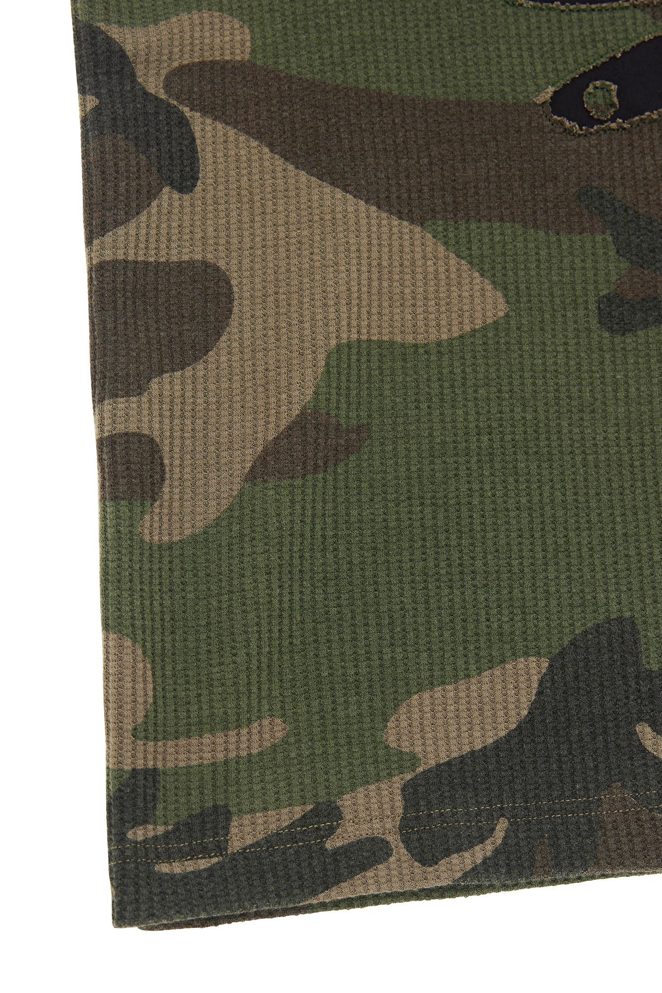 RELABEL Camo Detachable Hood Skeleton Graphic Tee-T Shirt-XS (Preorder)-Free Shipping Leatheretro