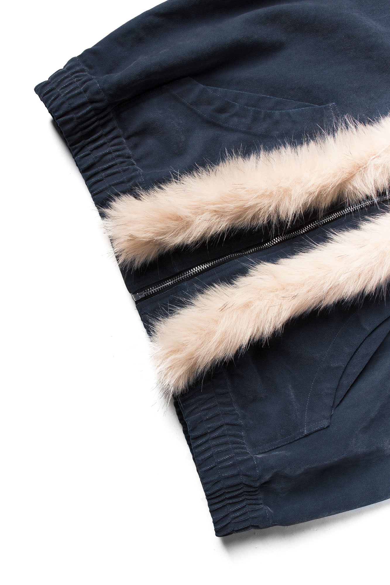 RELABEL Detachable Faux Fur Trim Hooded Jacket-Jacket-XS-Free Shipping Leatheretro
